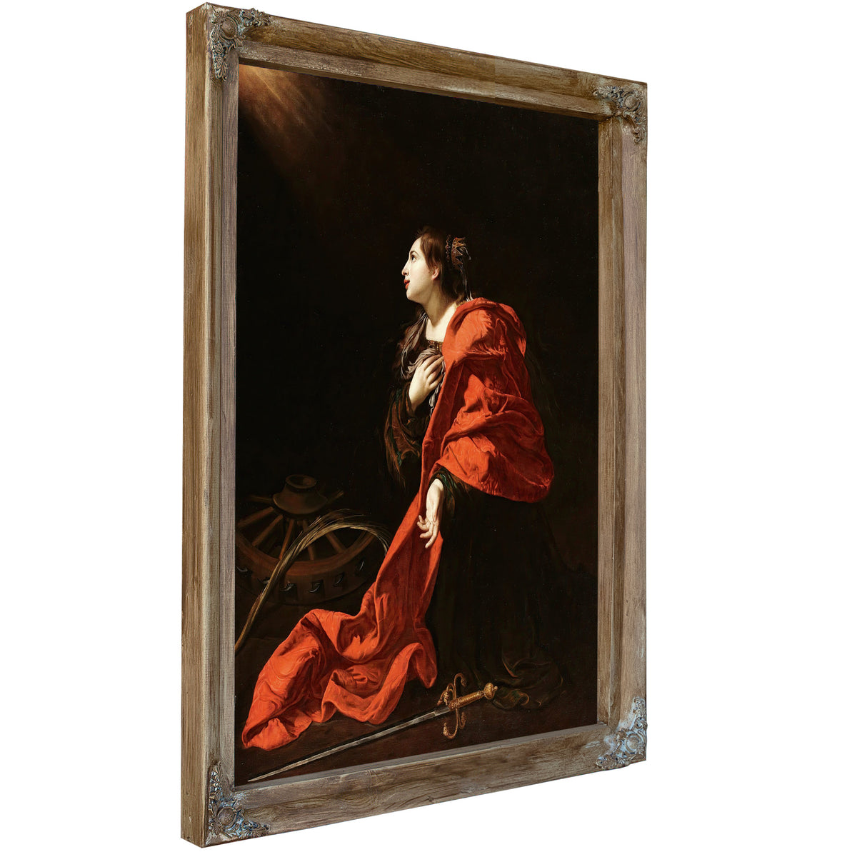 Saint Catherine 6 By Bartolomeo Cavarozzi