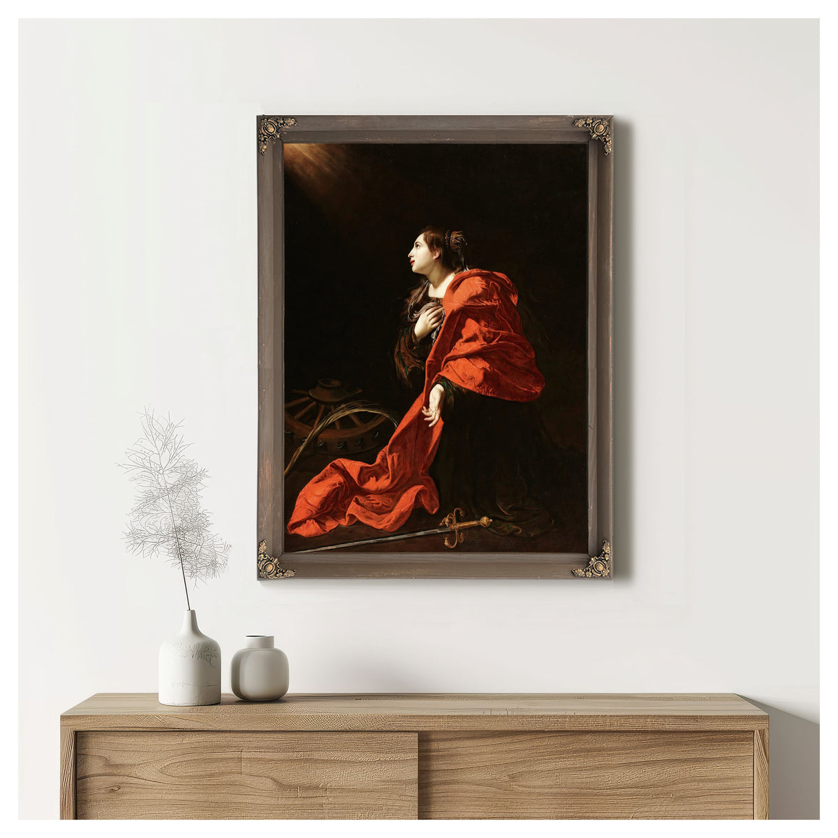 Saint Catherine 6 By Bartolomeo Cavarozzi