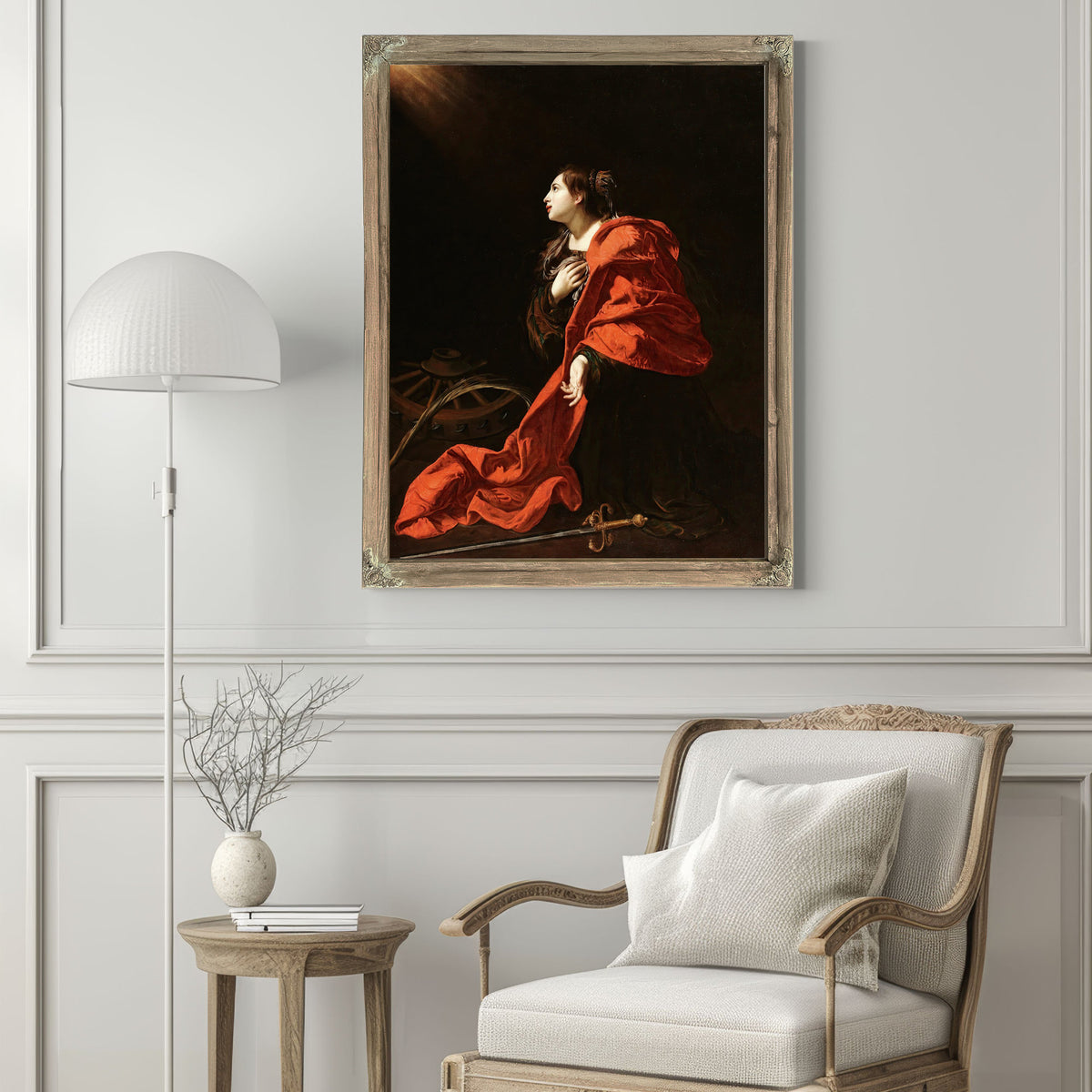 Saint Catherine 6 By Bartolomeo Cavarozzi