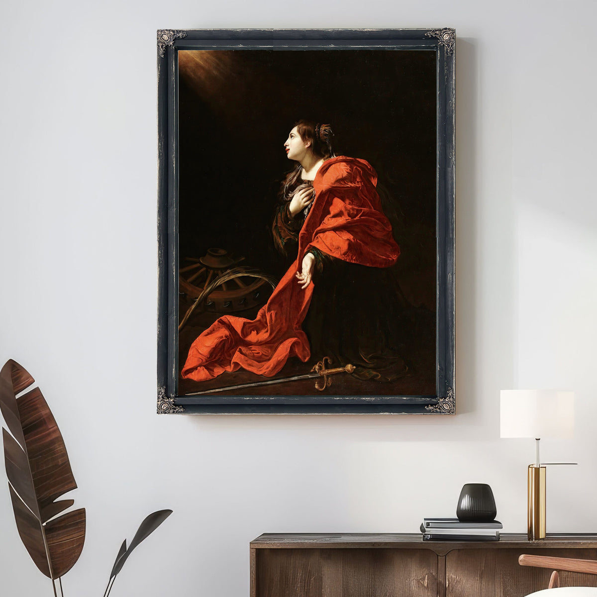 Saint Catherine 6 By Bartolomeo Cavarozzi
