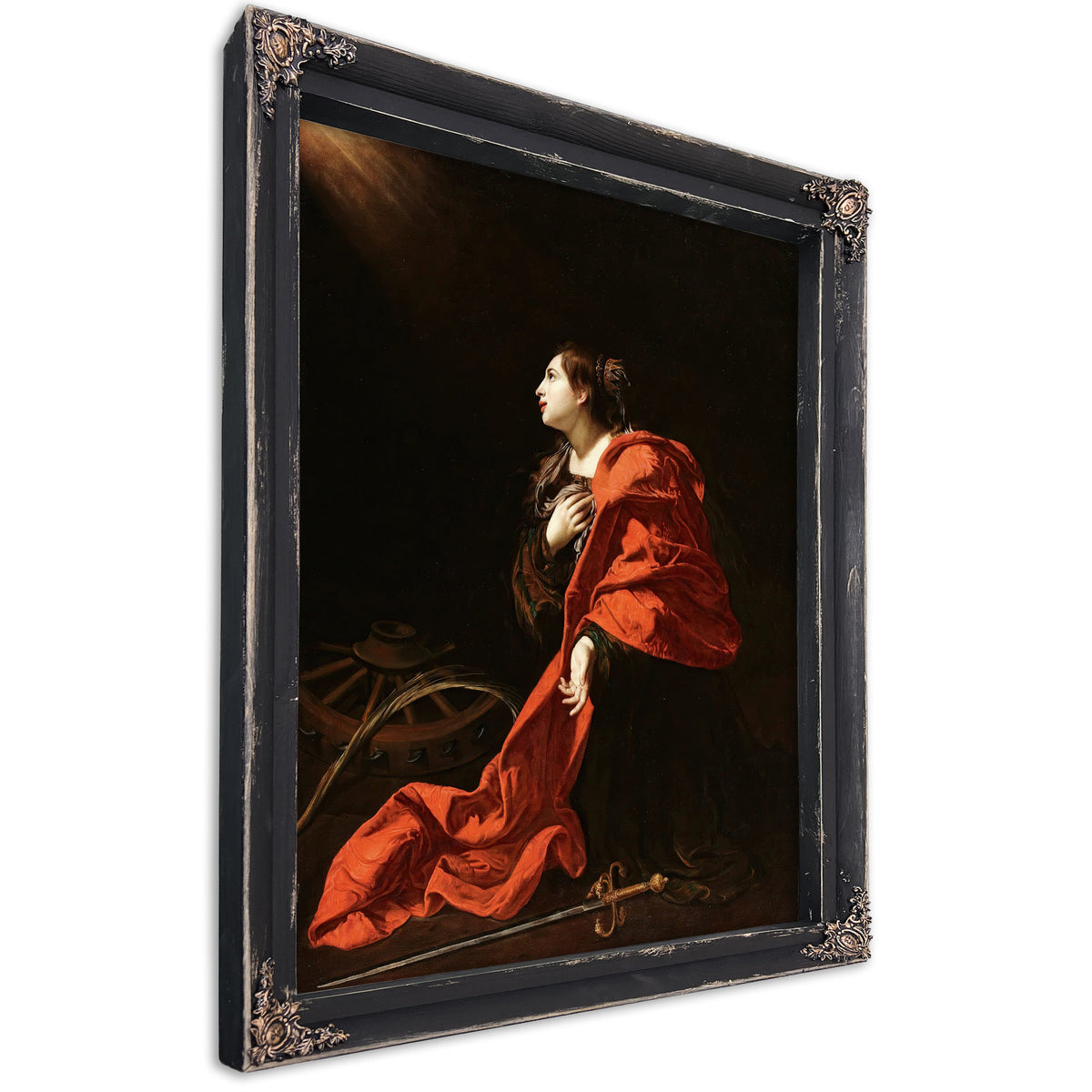 Saint Catherine 6 By Bartolomeo Cavarozzi