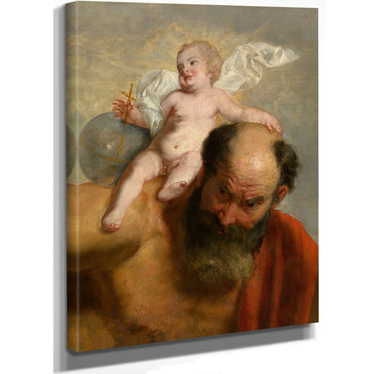 Saint Christopher 7 By Peter van Lint