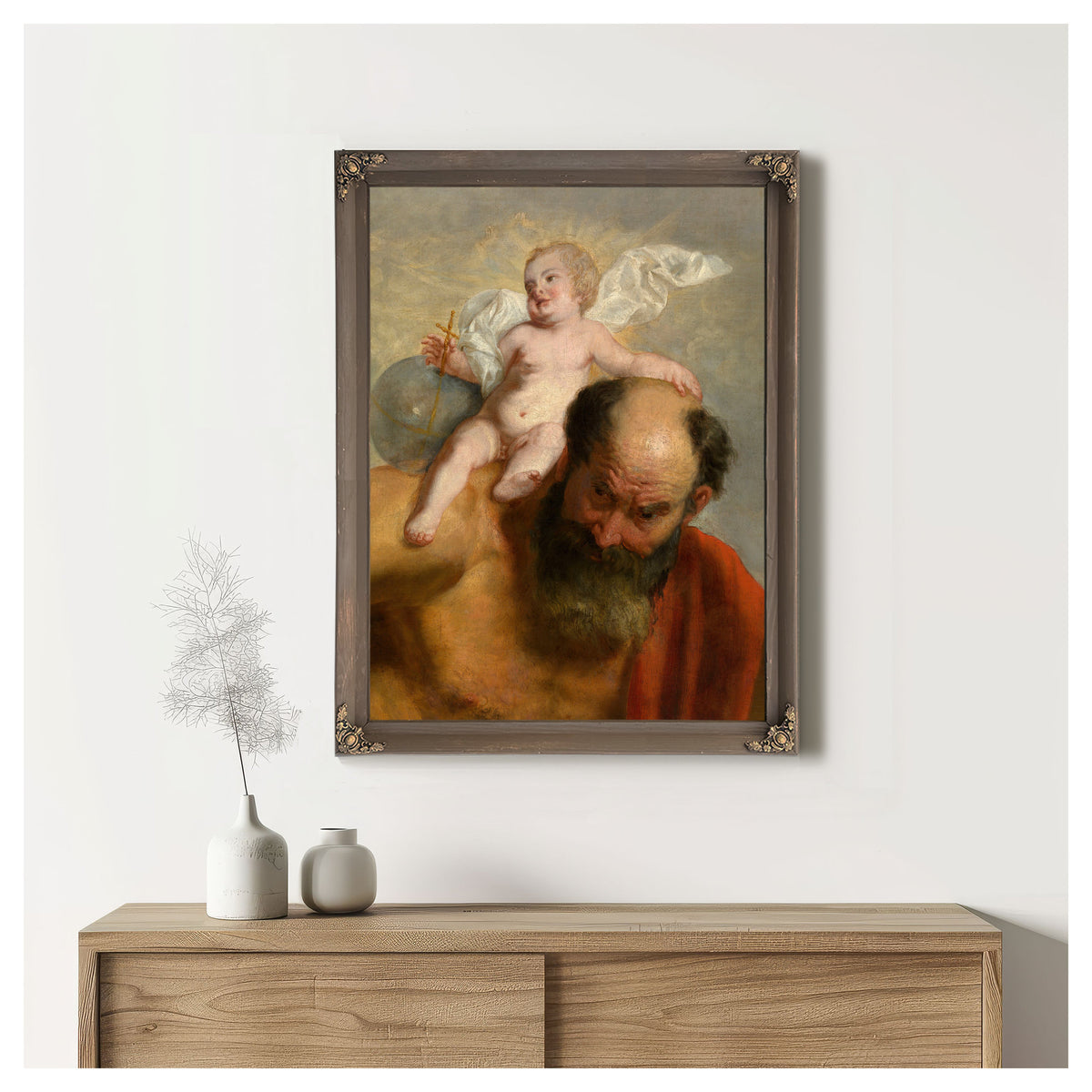 Saint Christopher 7 By Peter van Lint
