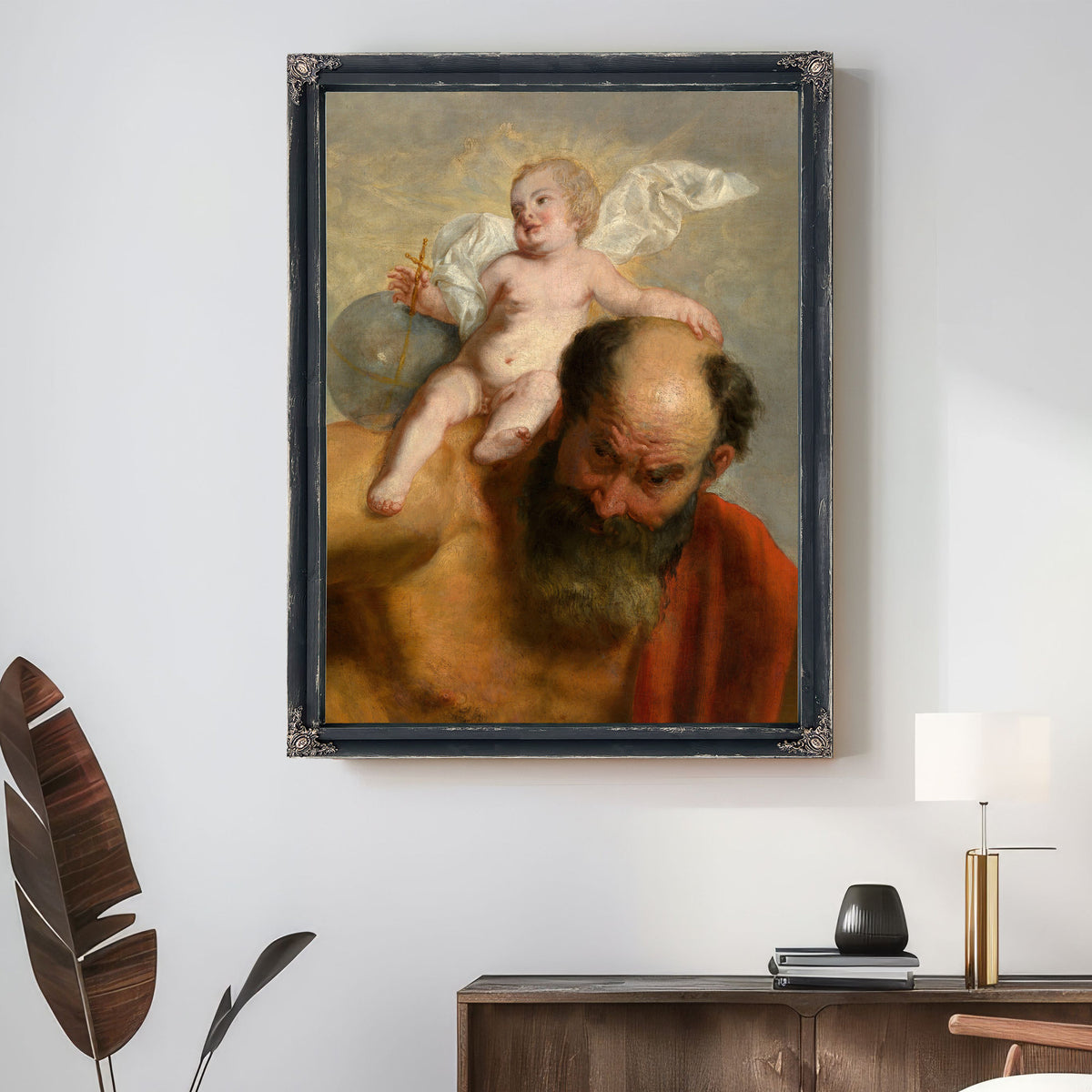 Saint Christopher 7 By Peter van Lint