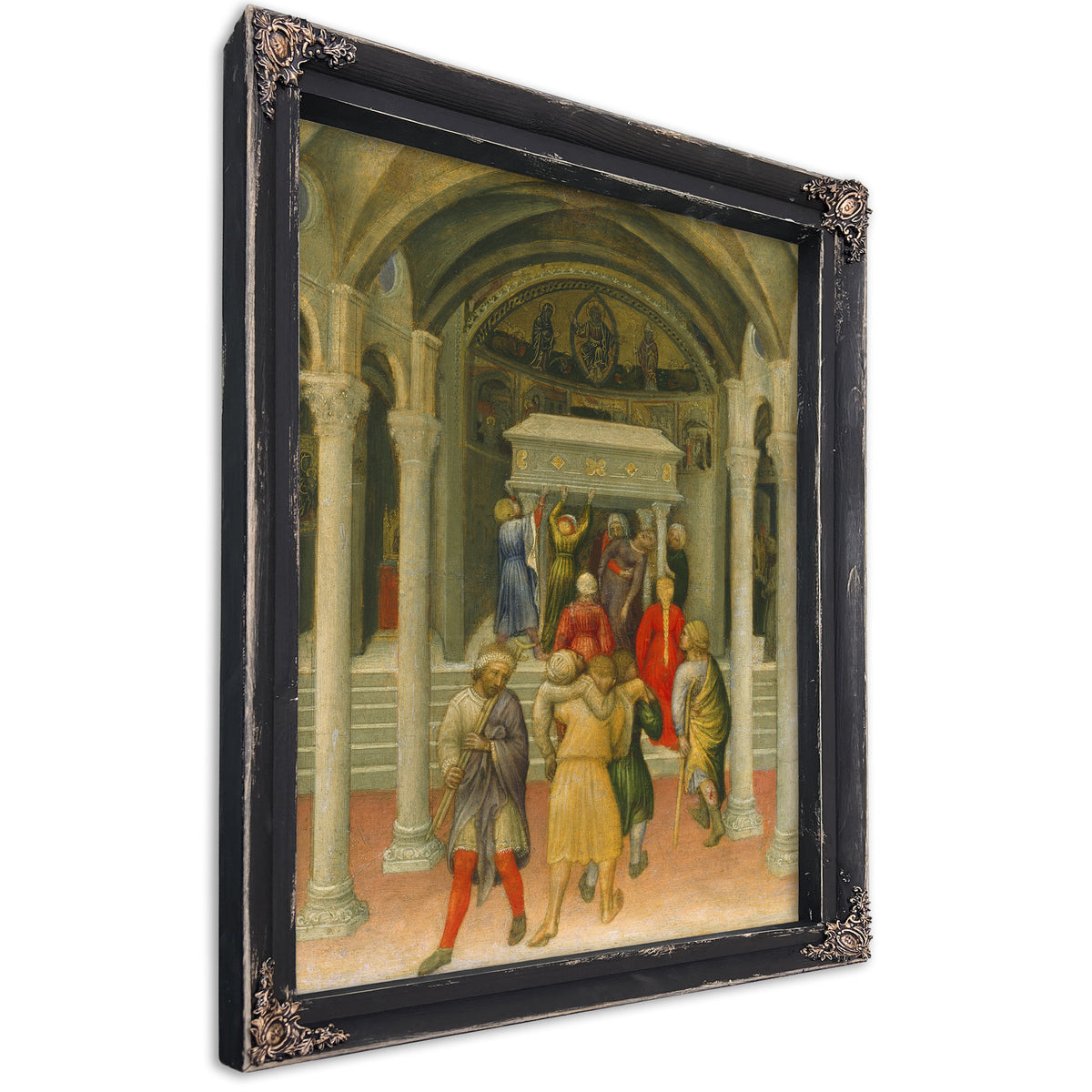 The Crippled And Sick Cured At The Tomb Of Saint Nicholas By Gentile da Fabriano