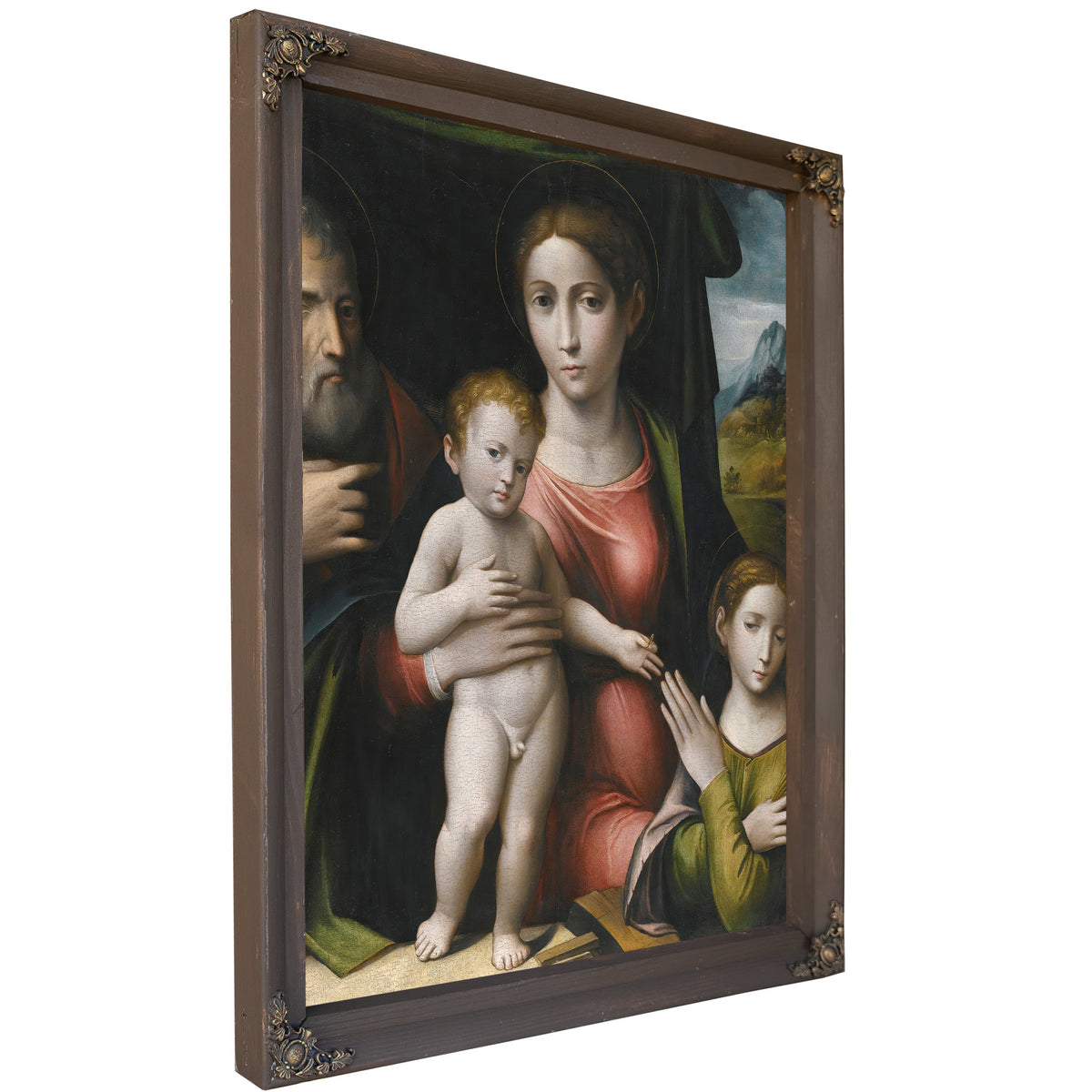 The Mystic Marriage Of Saint Catherine 8 By Giulio Raibolini