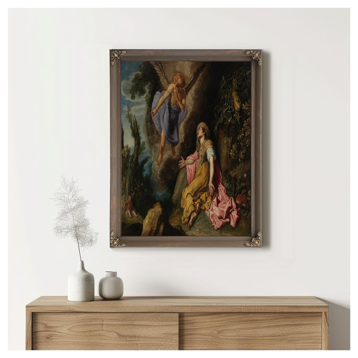 Hagar And The Angel 3 By Pieter Lastman