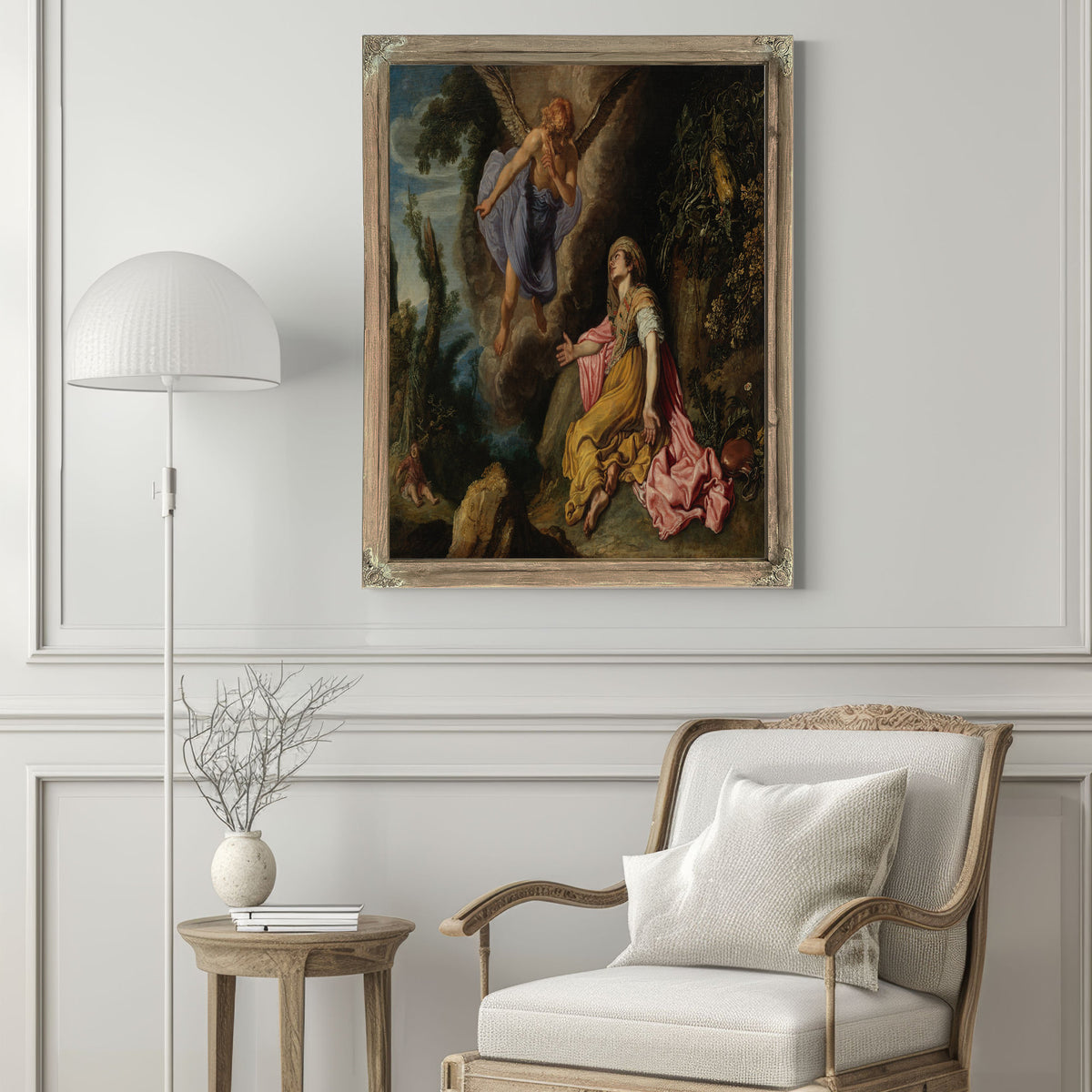 Hagar And The Angel 3 By Pieter Lastman