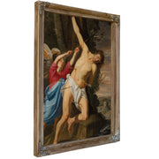 Saint Sebastian Healed By An Angel By Theodoor Rombouts