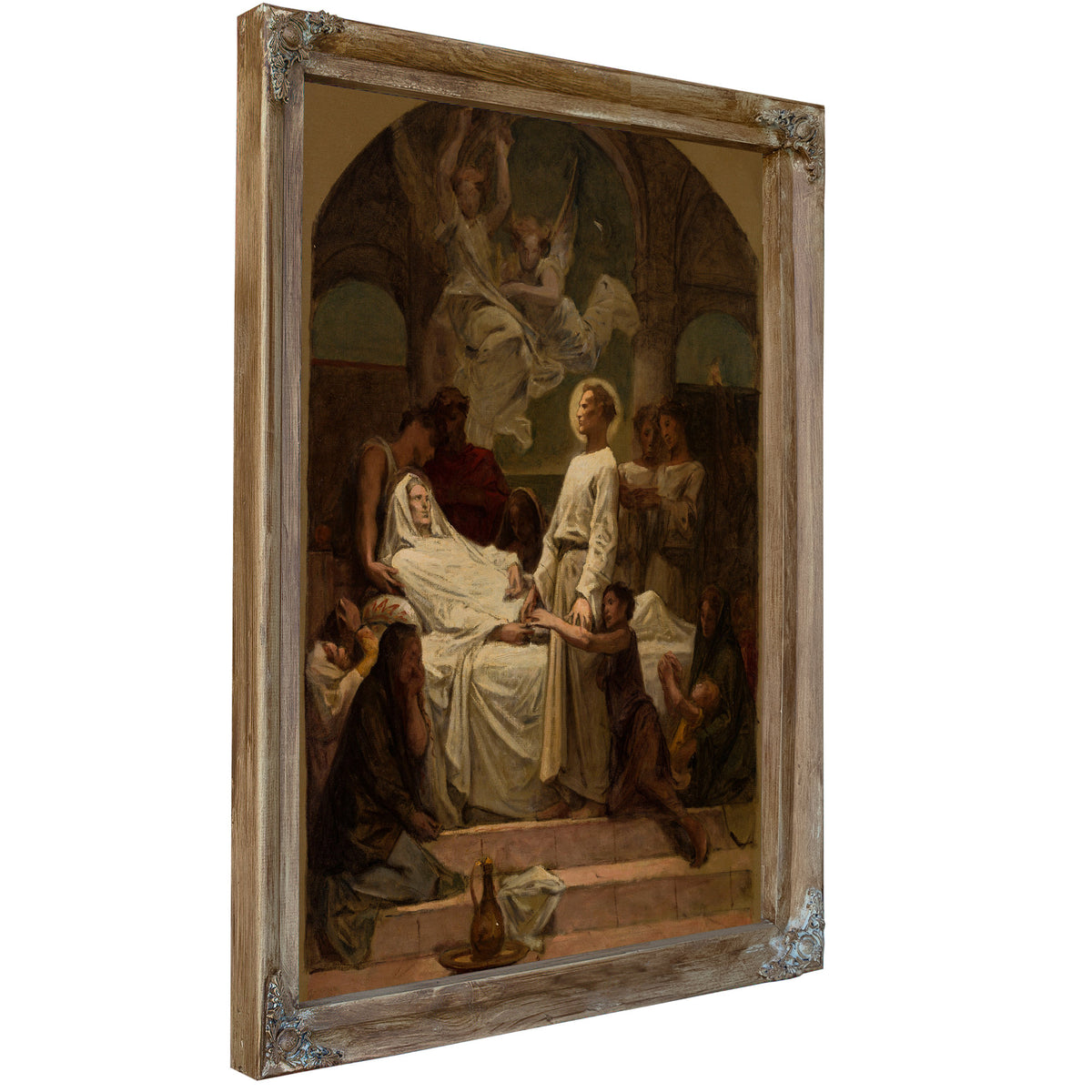 La Mort De Sainte Monique By Diogène Maillart