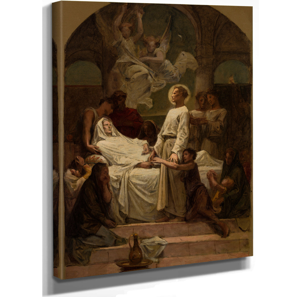 La Mort De Sainte Monique By Diogène Maillart