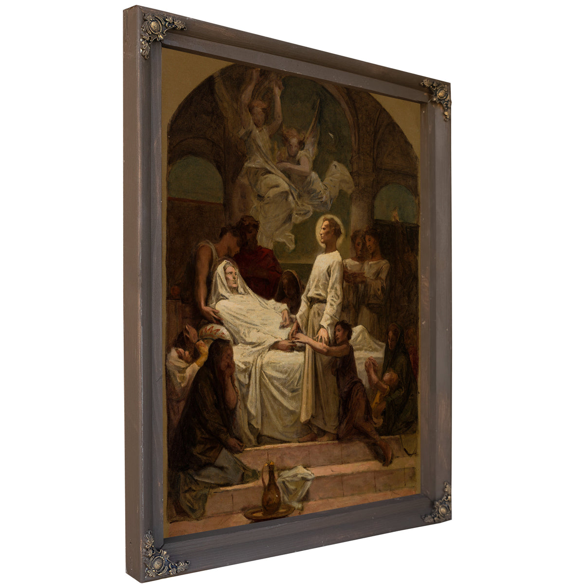 La Mort De Sainte Monique By Diogène Maillart