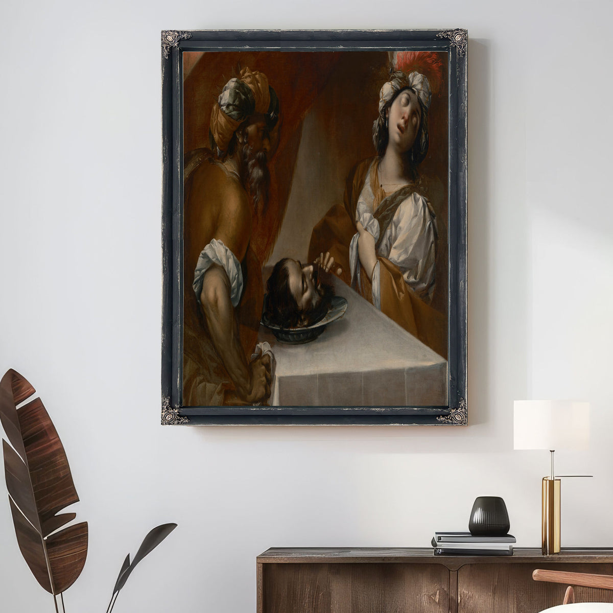 Herod And Herodias With The Head Of Saint John The Baptist By Giovanni Stefano Danedi