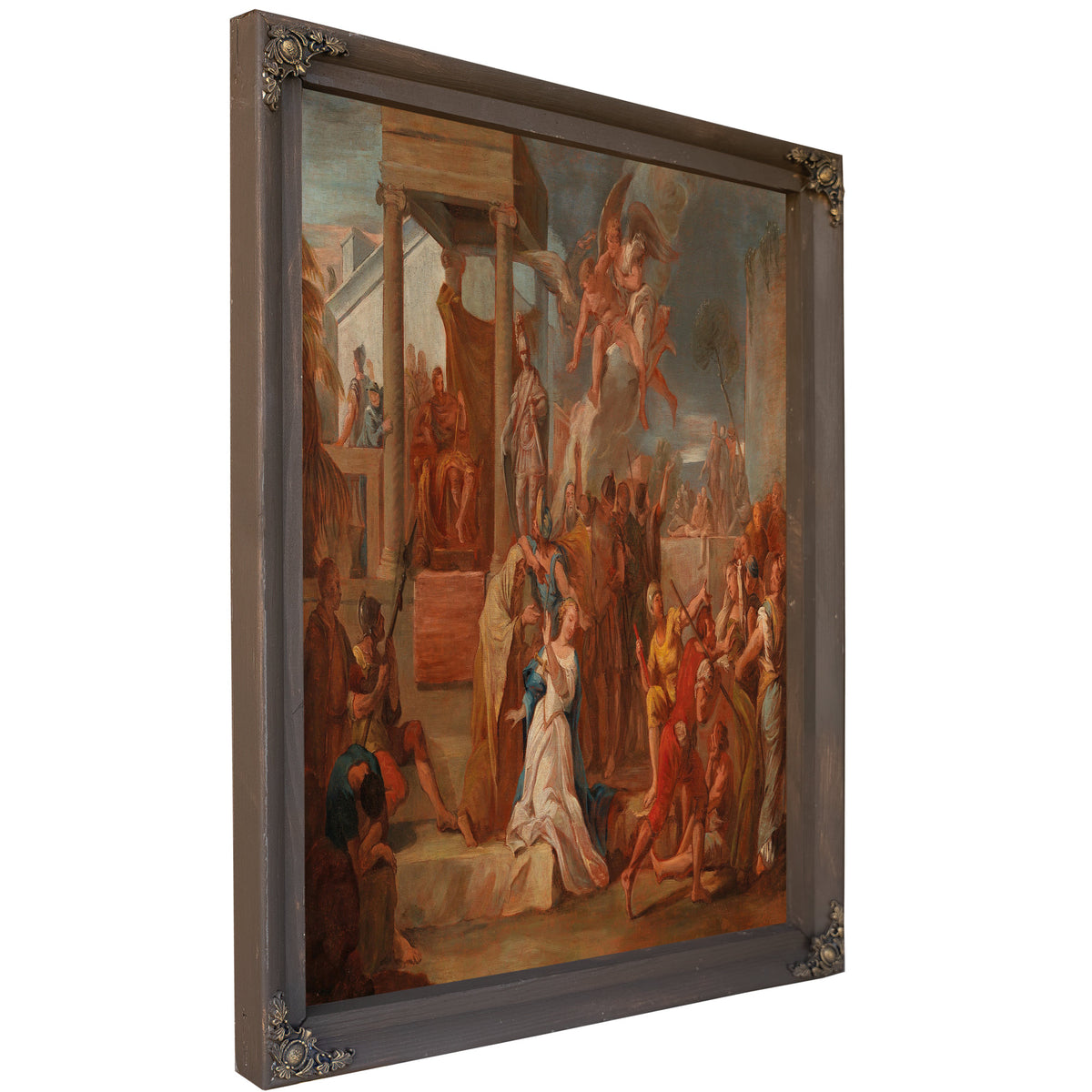 The Martyrdom Of A Female Saint By German School