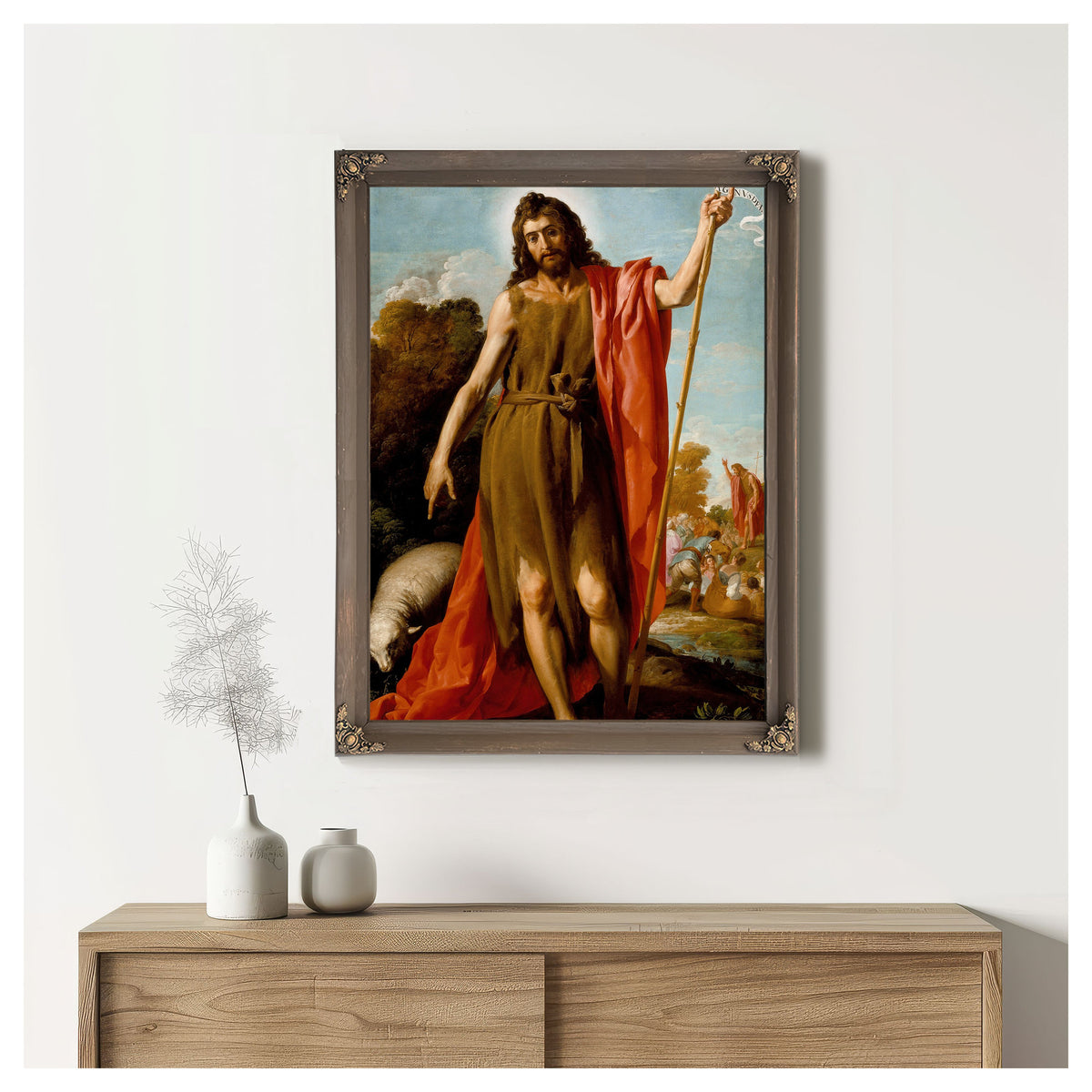 Saint John The Baptist In The Wilderness 5 By José Leonardo