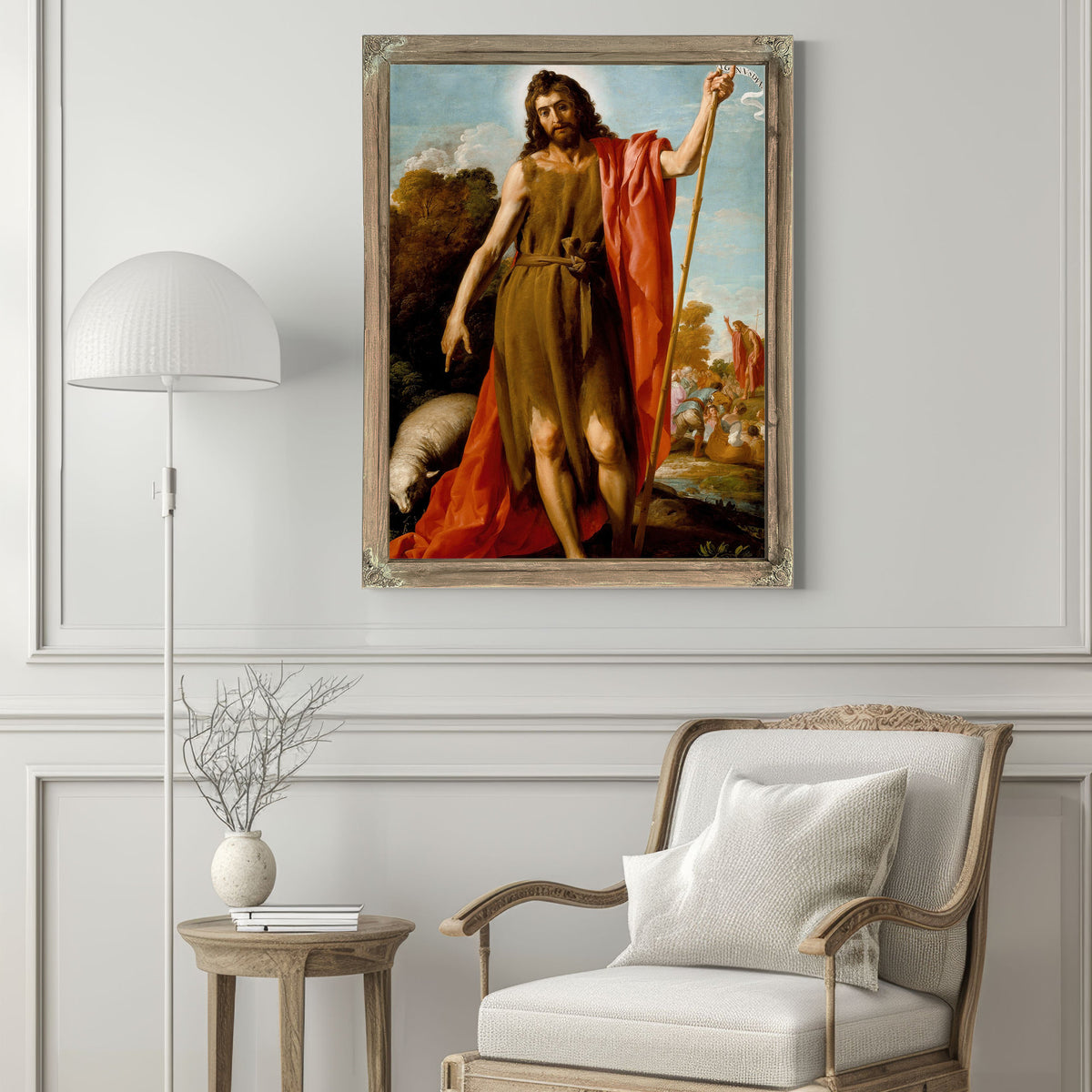 Saint John The Baptist In The Wilderness 5 By José Leonardo