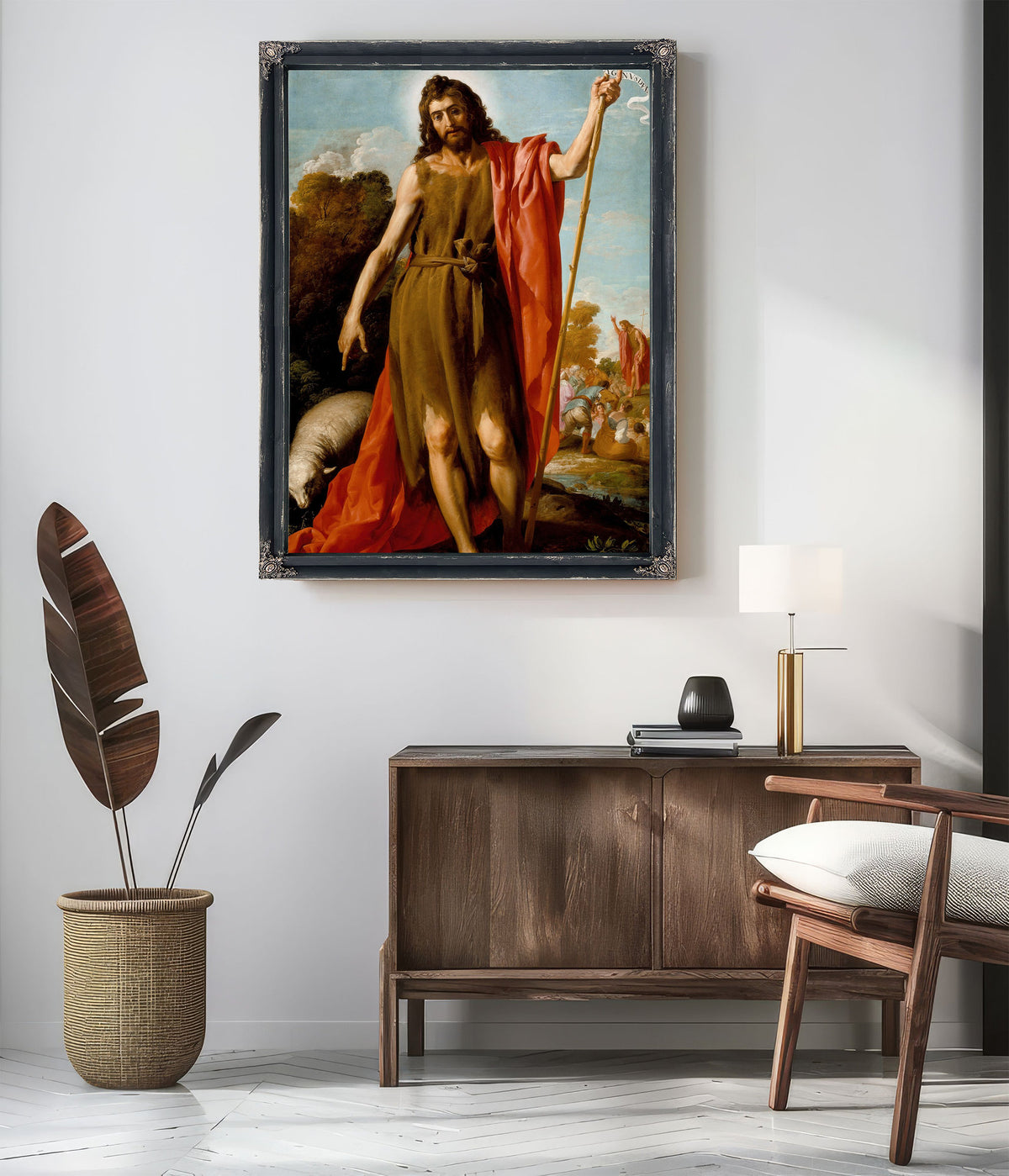 Saint John The Baptist In The Wilderness 5 By José Leonardo