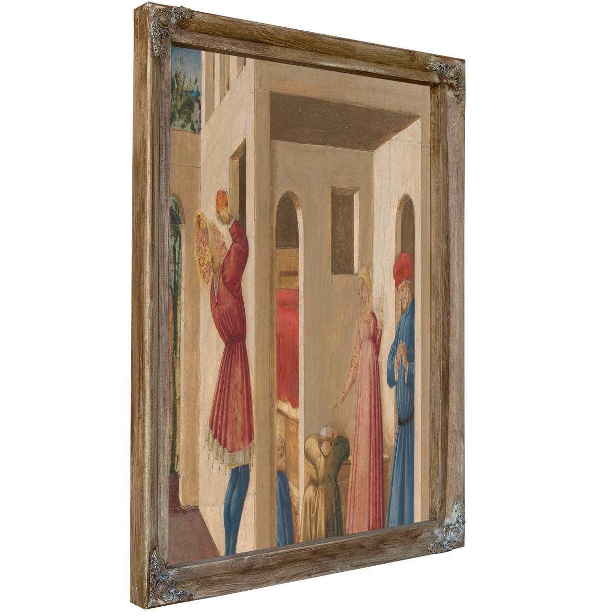 A Scene From The Legend Of Saint Nicholas Of Bari By Neri di Bicci