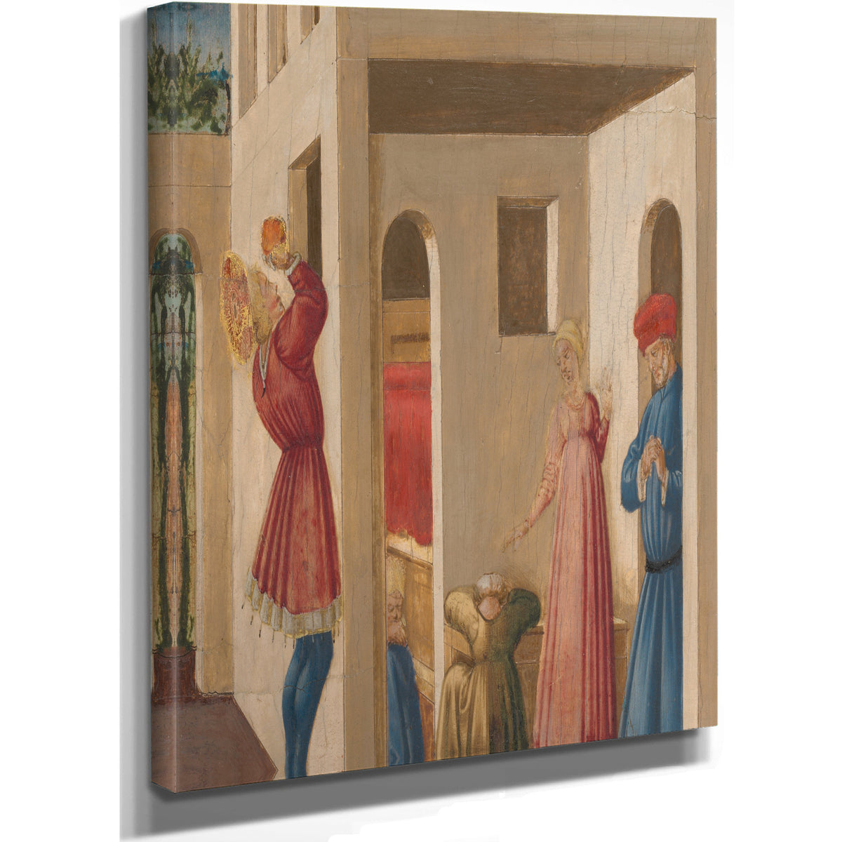 A Scene From The Legend Of Saint Nicholas Of Bari By Neri di Bicci