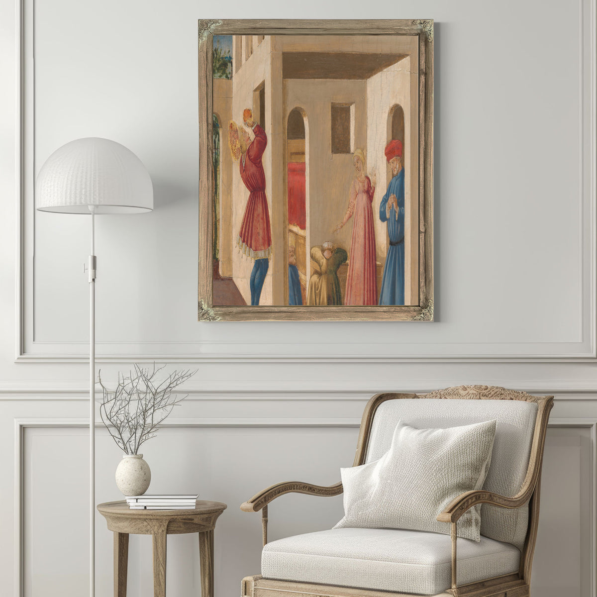 A Scene From The Legend Of Saint Nicholas Of Bari By Neri di Bicci