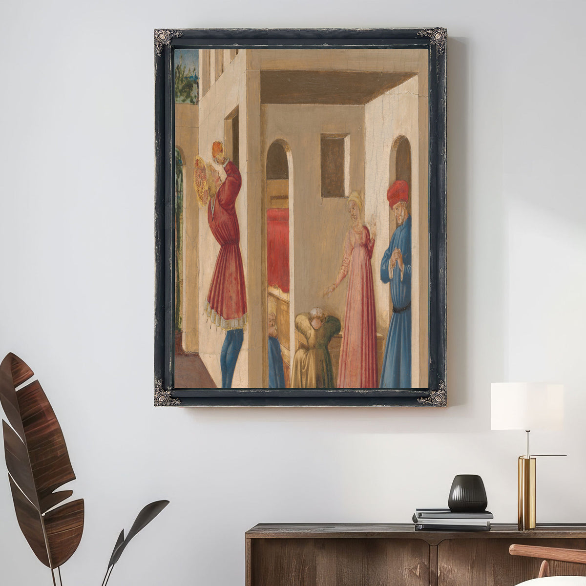 A Scene From The Legend Of Saint Nicholas Of Bari By Neri di Bicci