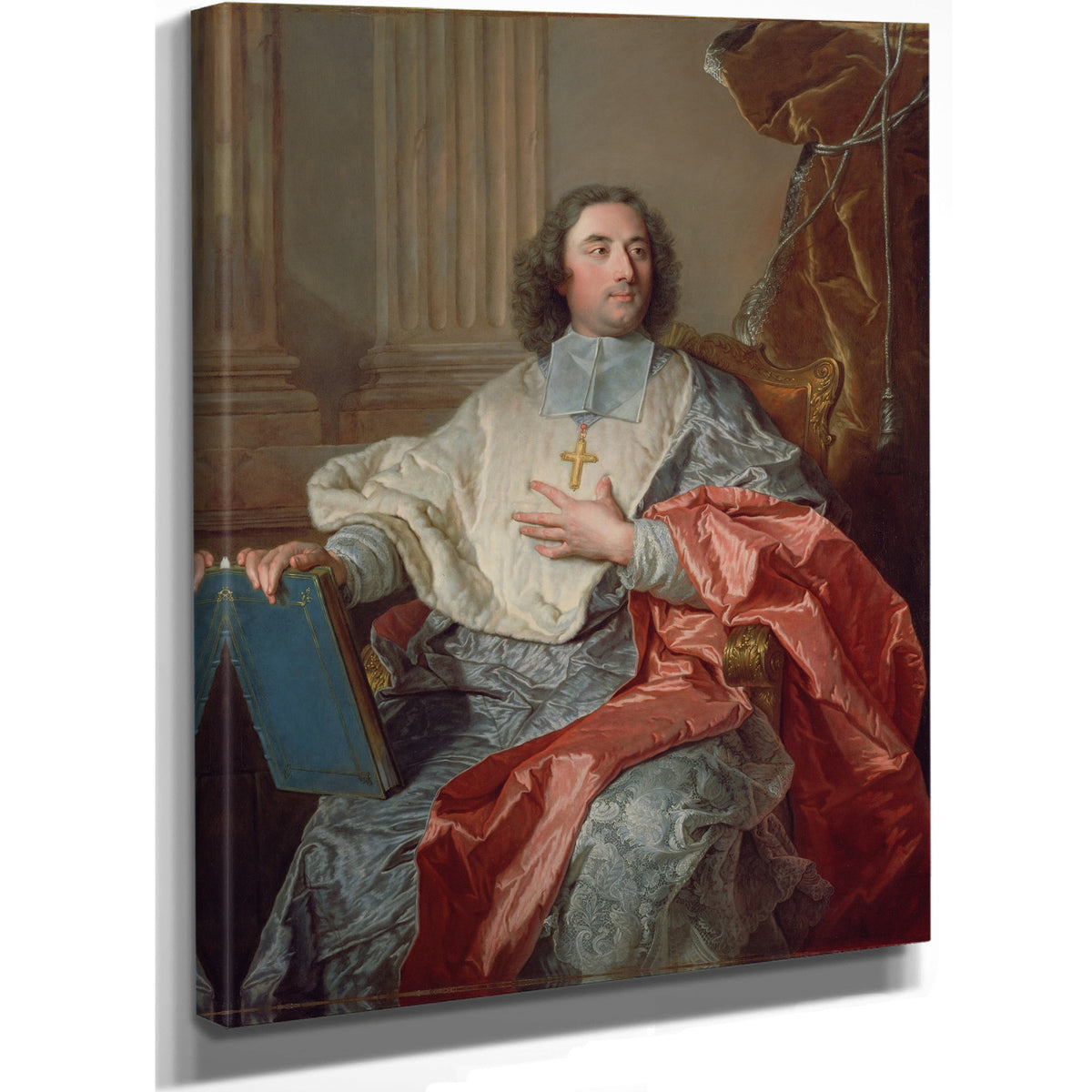 Charles De Saint Albinarchbishop Of Cambrai By Hyacinthe Rigaud