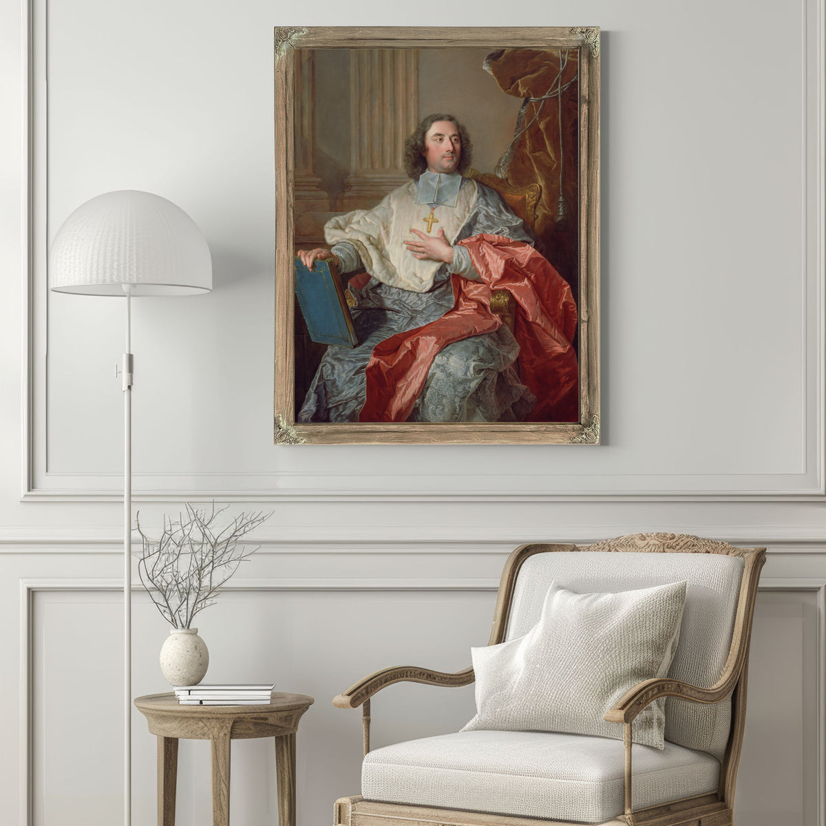 Charles De Saint Albinarchbishop Of Cambrai By Hyacinthe Rigaud