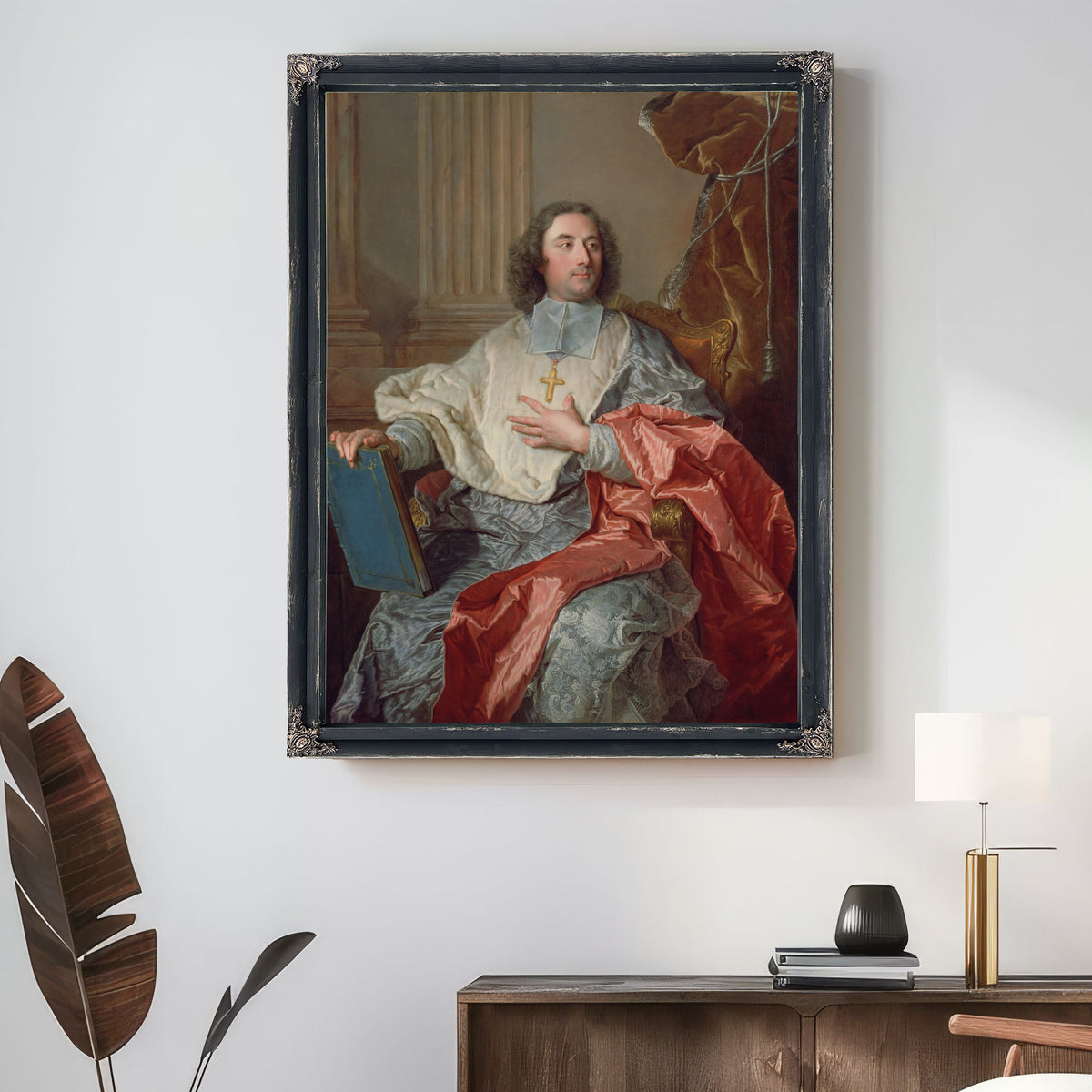 Charles De Saint Albinarchbishop Of Cambrai By Hyacinthe Rigaud
