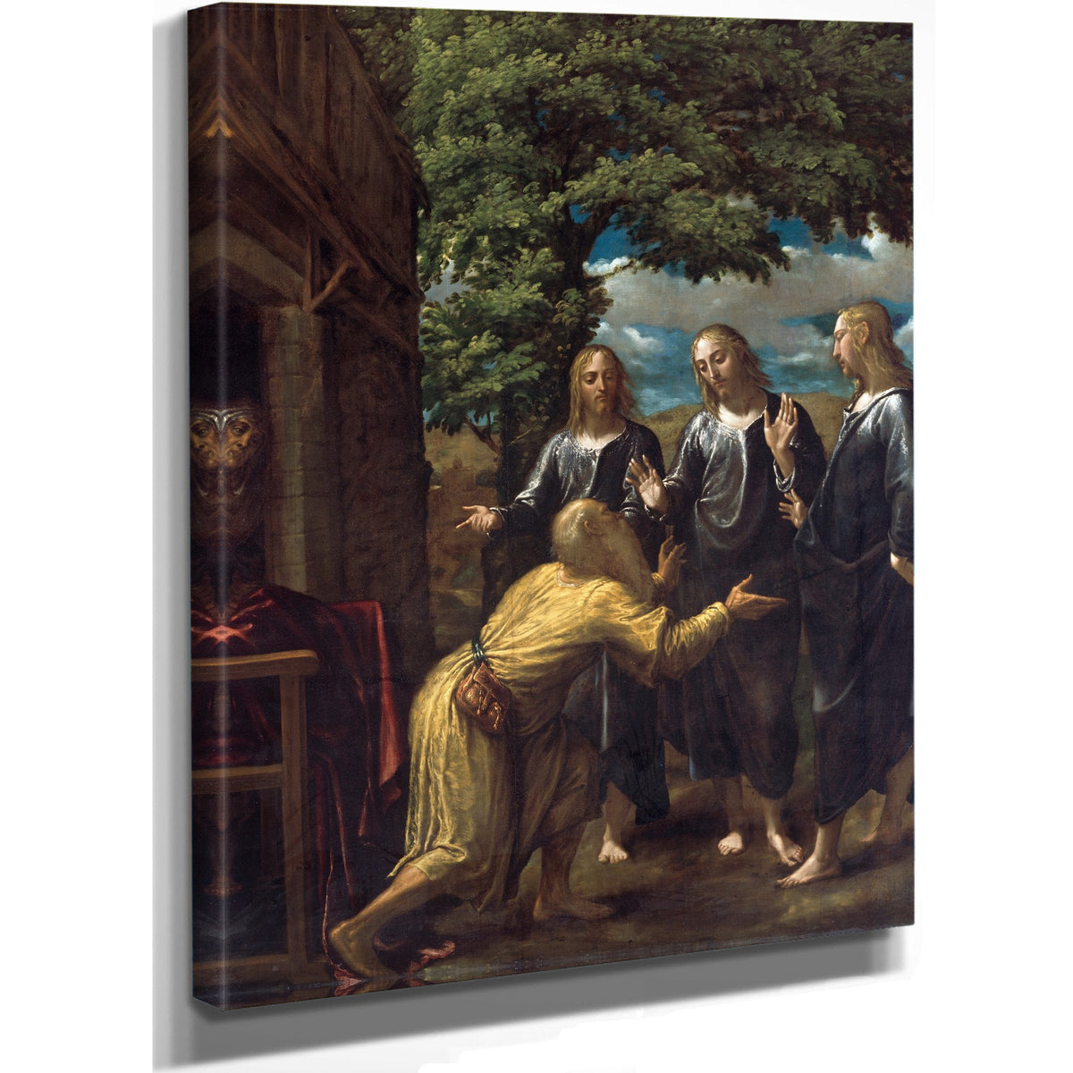 Abraham And The Three Angels 4 By Juan Fernández de Navarrete