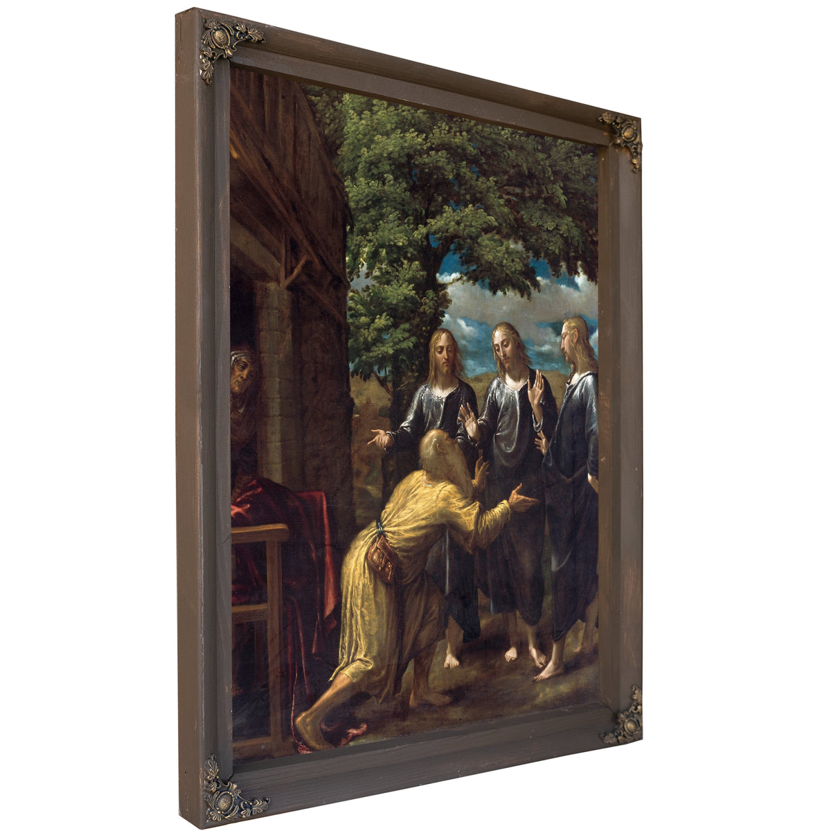 Abraham And The Three Angels 4 By Juan Fernández de Navarrete