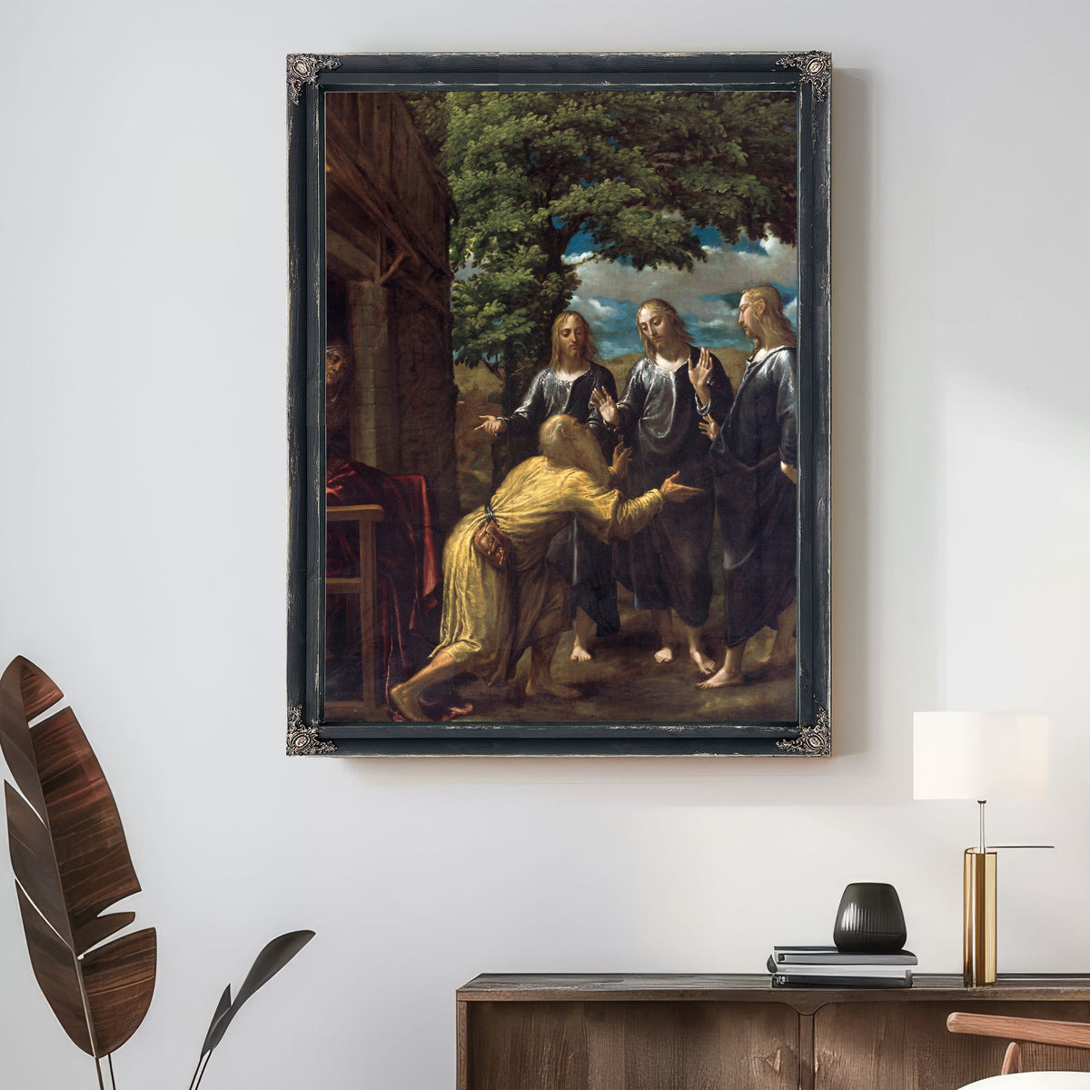 Abraham And The Three Angels 4 By Juan Fernández de Navarrete