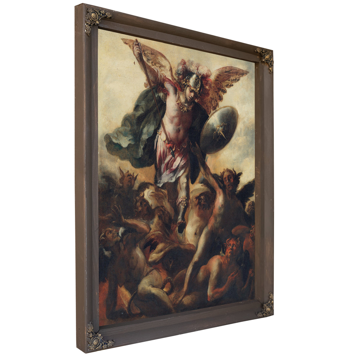 Saint Michael Vanquishing The Devil By Cristóbal De Villalpando