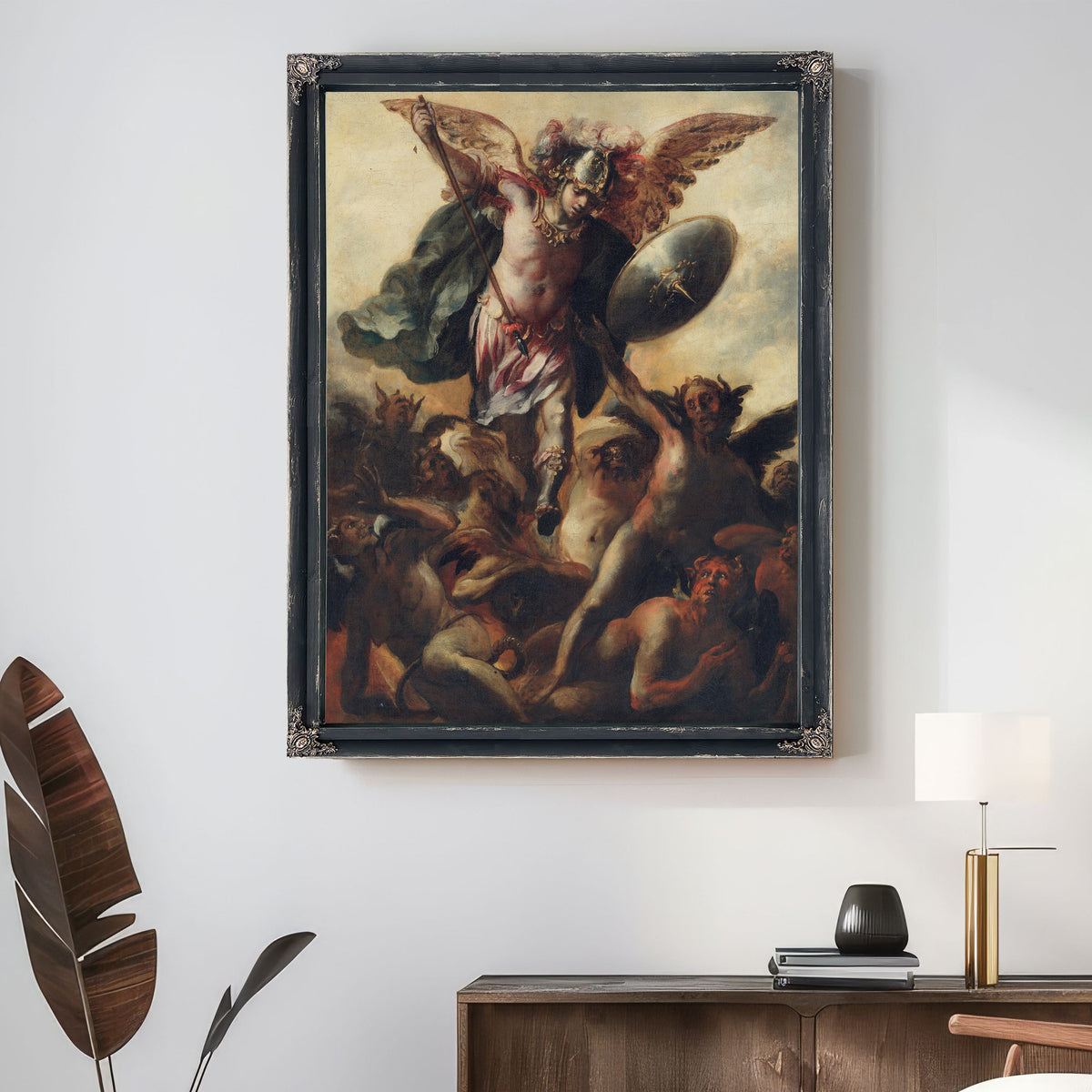 Saint Michael Vanquishing The Devil By Cristóbal De Villalpando