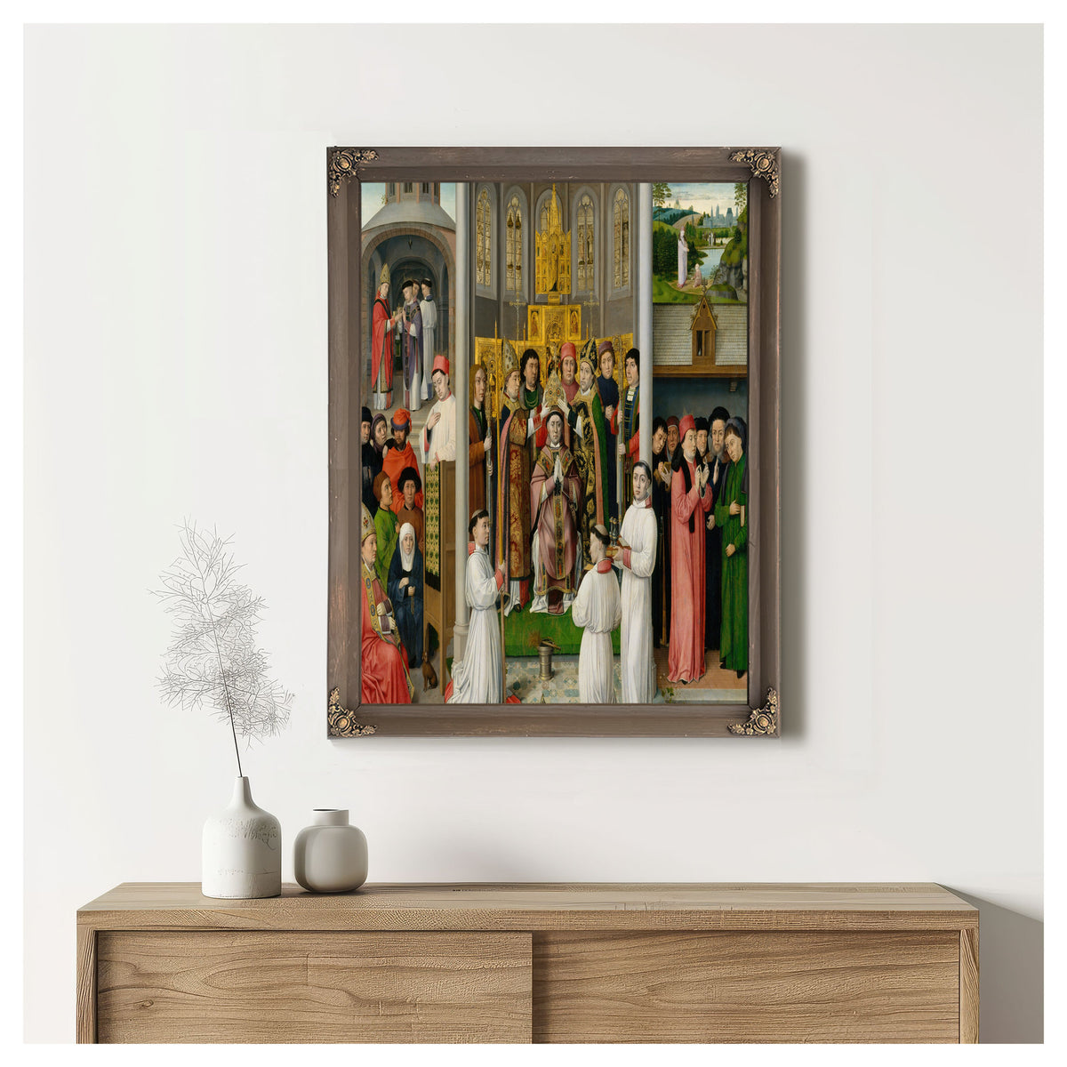 Scenes From The Life Of Saint Augustine Of Hippo By Master of Saint Augustine