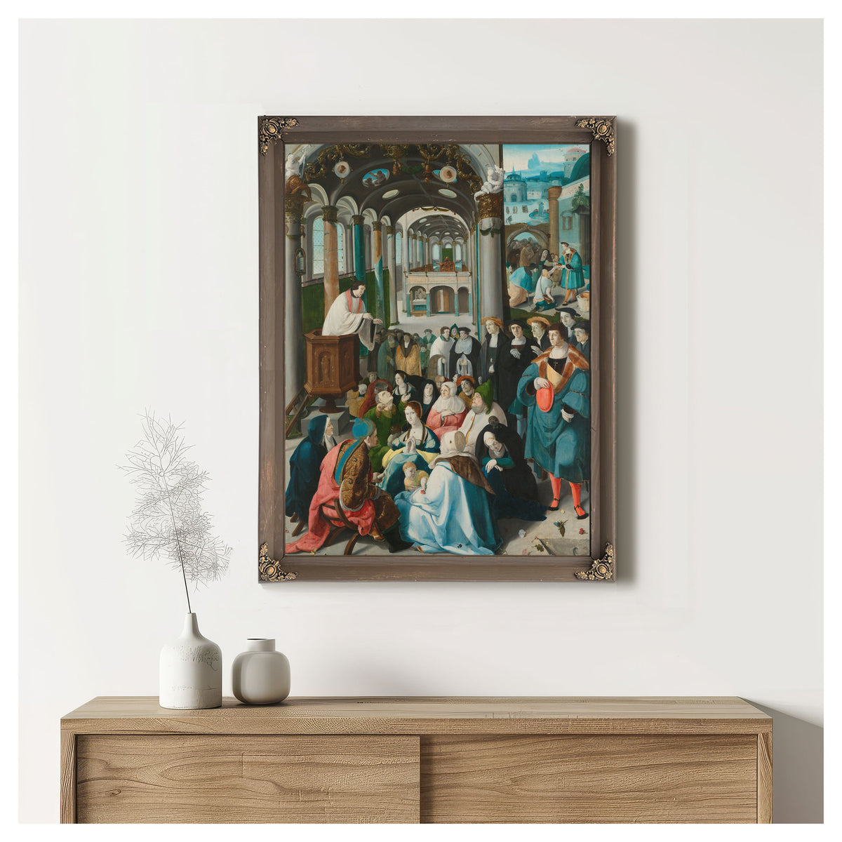 The Calling Of Saint Anthony By Aertgen Claesz van Leyden