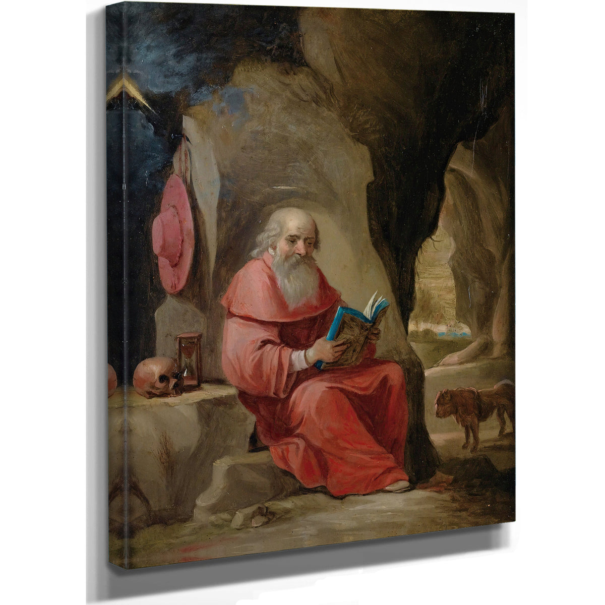 Saint Jerome 12 By Circle Of David Teniers