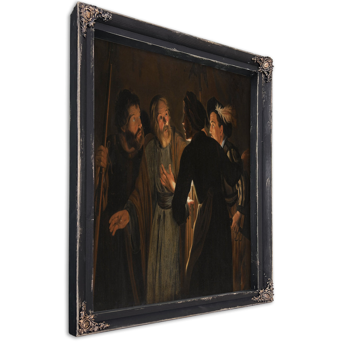 The Denial Of Saint Peter 2 By Follower Of Gerard Seghers