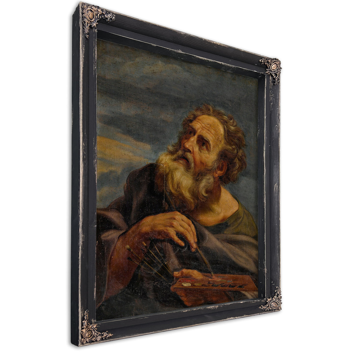 Saint Luke 2 By Giovanni Battista Gaulli
