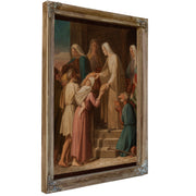 Sainte Genevieve Distribuant Le Pain Aux Pauvres By Pierre-Auguste Pichon