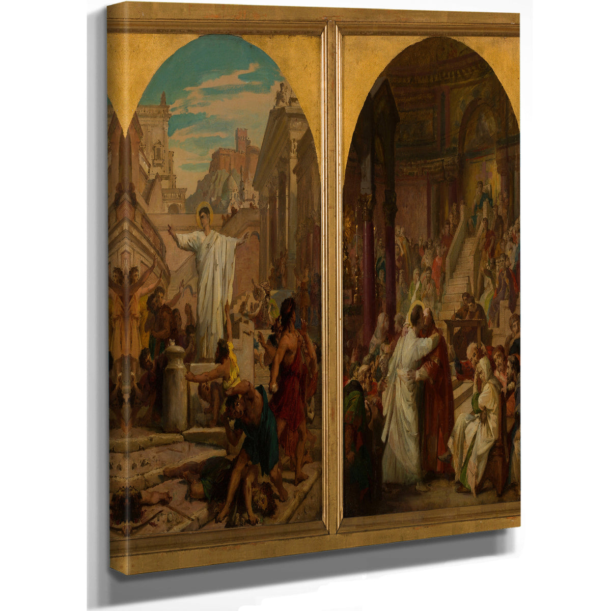 Saint Augustin Au Concile De Carthage Reconcilie Les Catholiques Et Les Donatist By Jules-Eugène Lenepveu