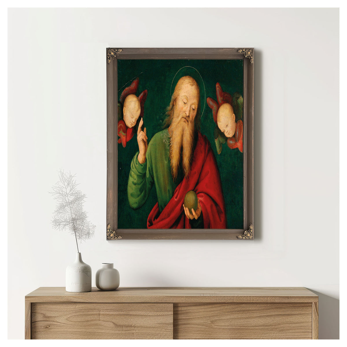 God The Father With Angels 2 By Giannicola di Paolo
