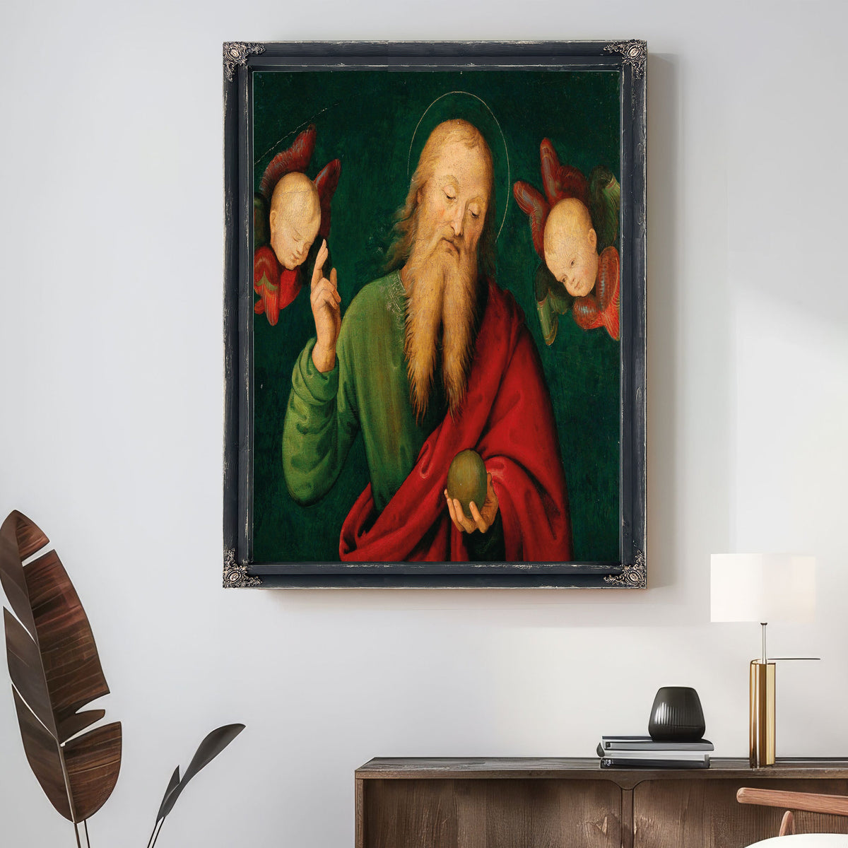 God The Father With Angels 2 By Giannicola di Paolo