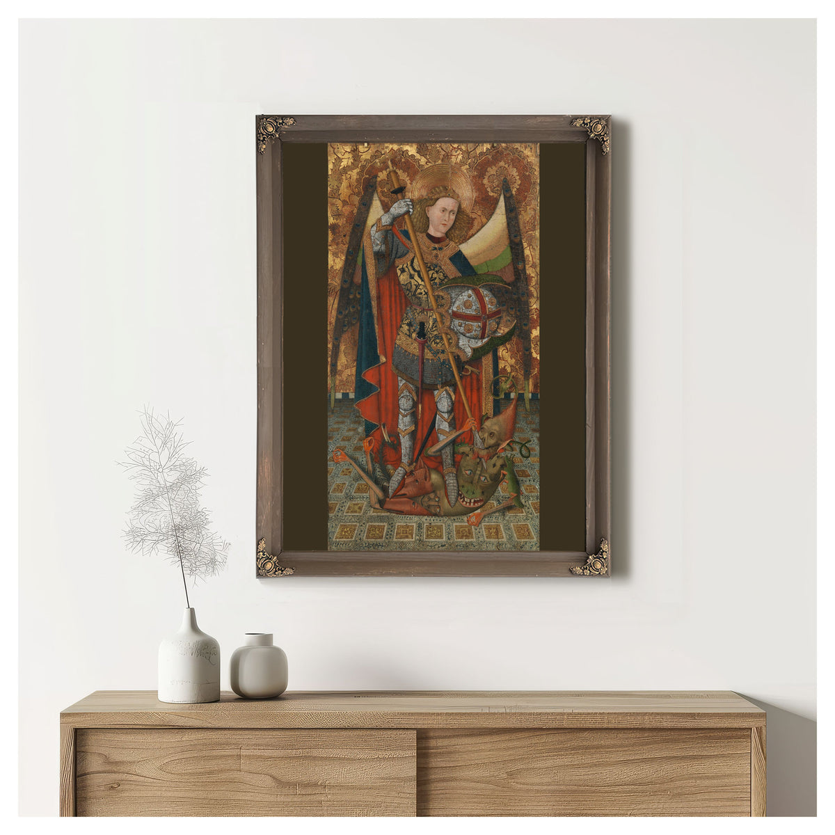 Saint Michael 5 By Master of Belmonte