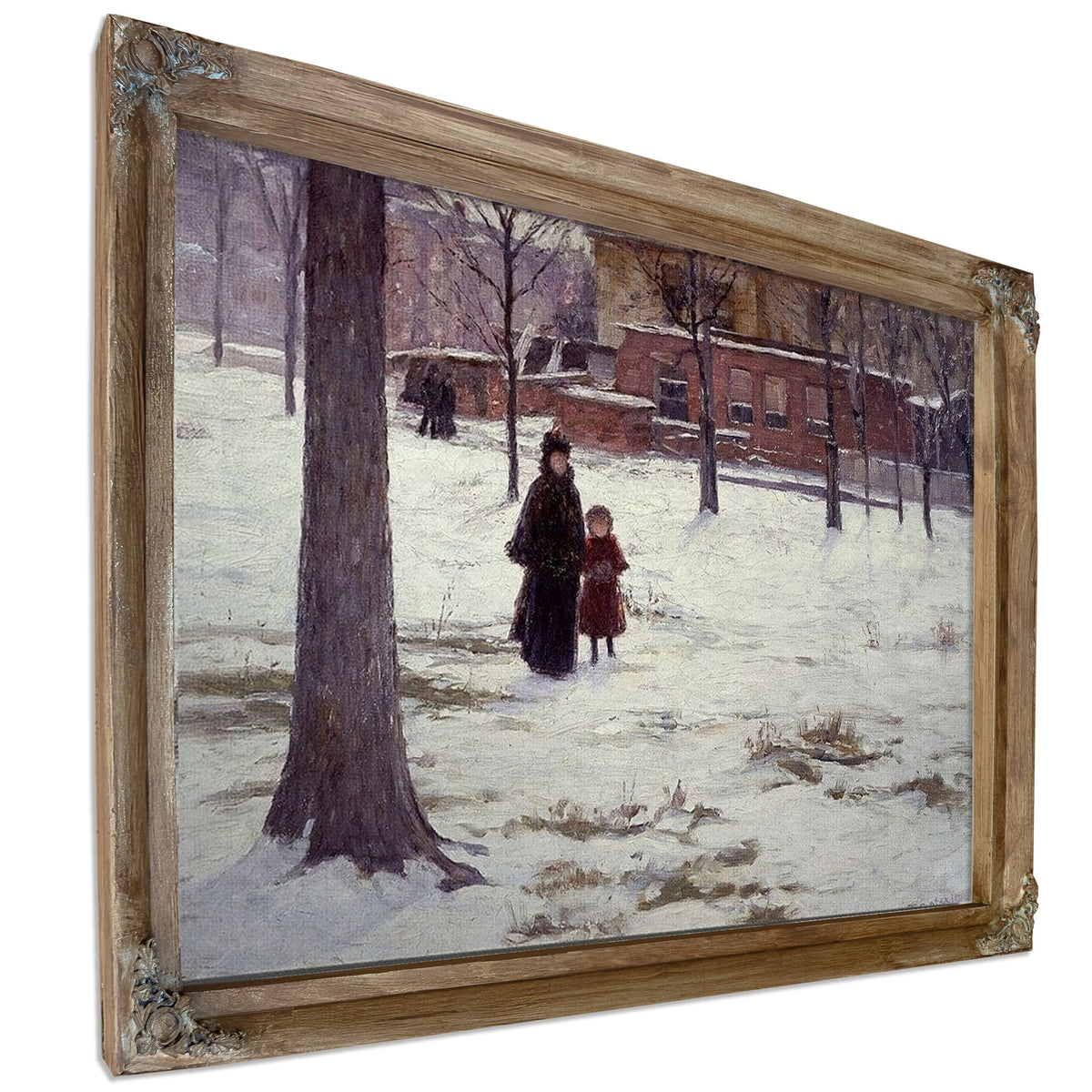 16Th Street, Indianapolis (Winter Morning) By Theodore Clement Steele