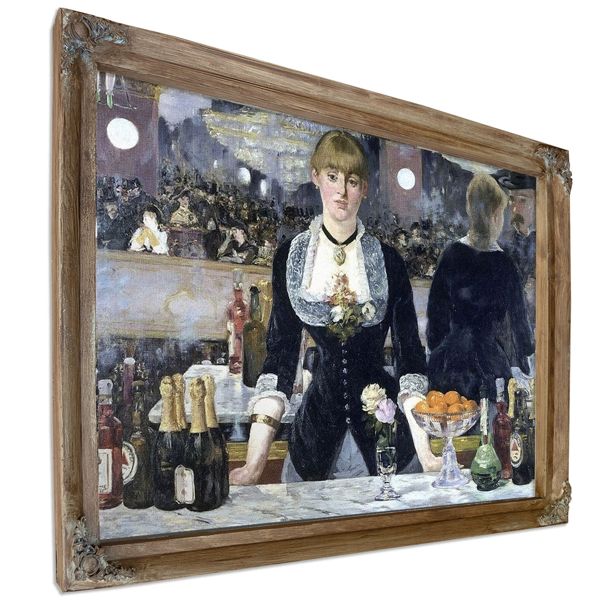 A Bar At The Folies Bergere By Edouard Manet