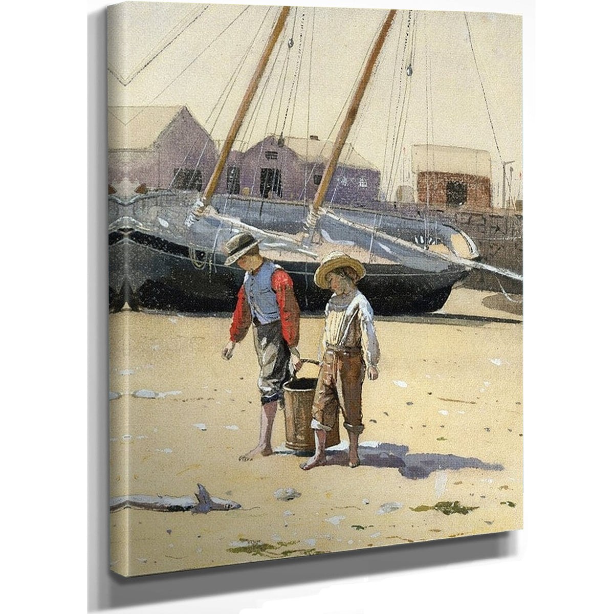 A Basket Of Clams By Winslow Homer