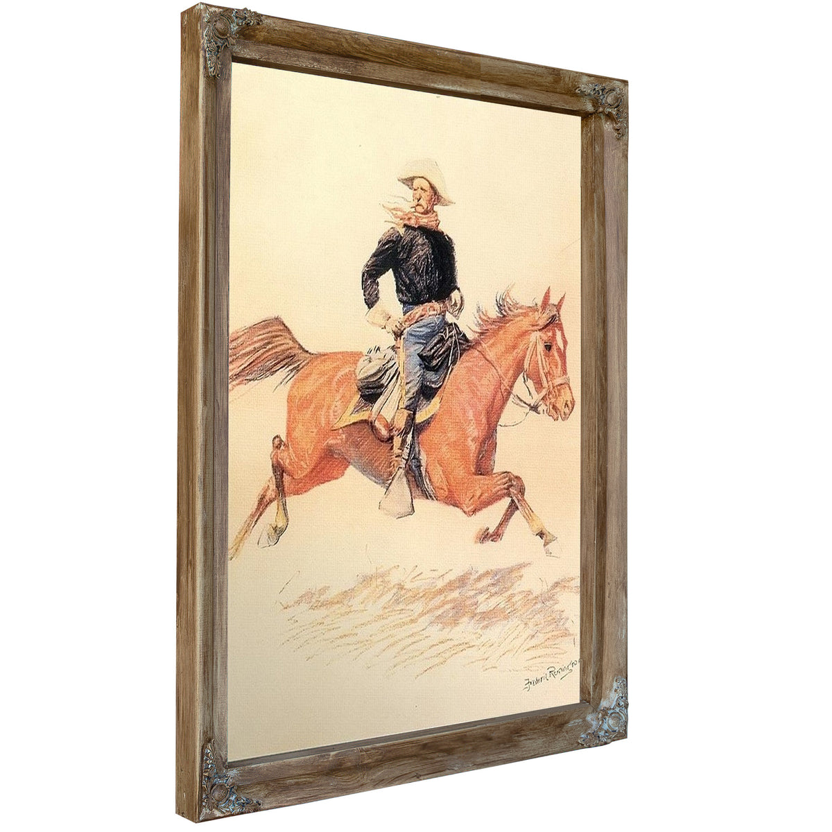 A Calvary Officer By Frederic Remington