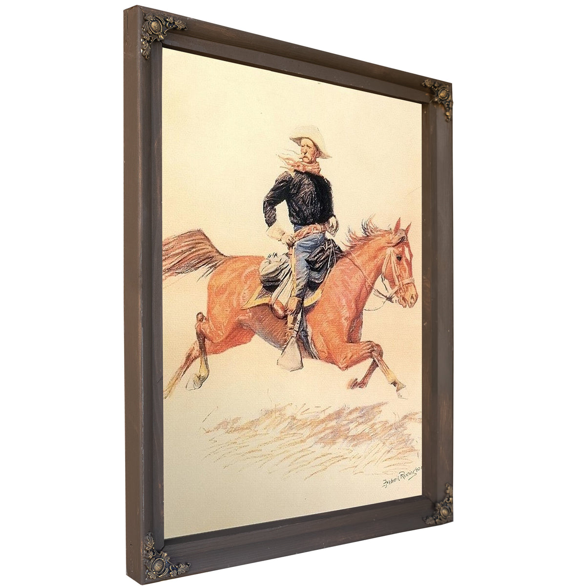 A Calvary Officer By Frederic Remington