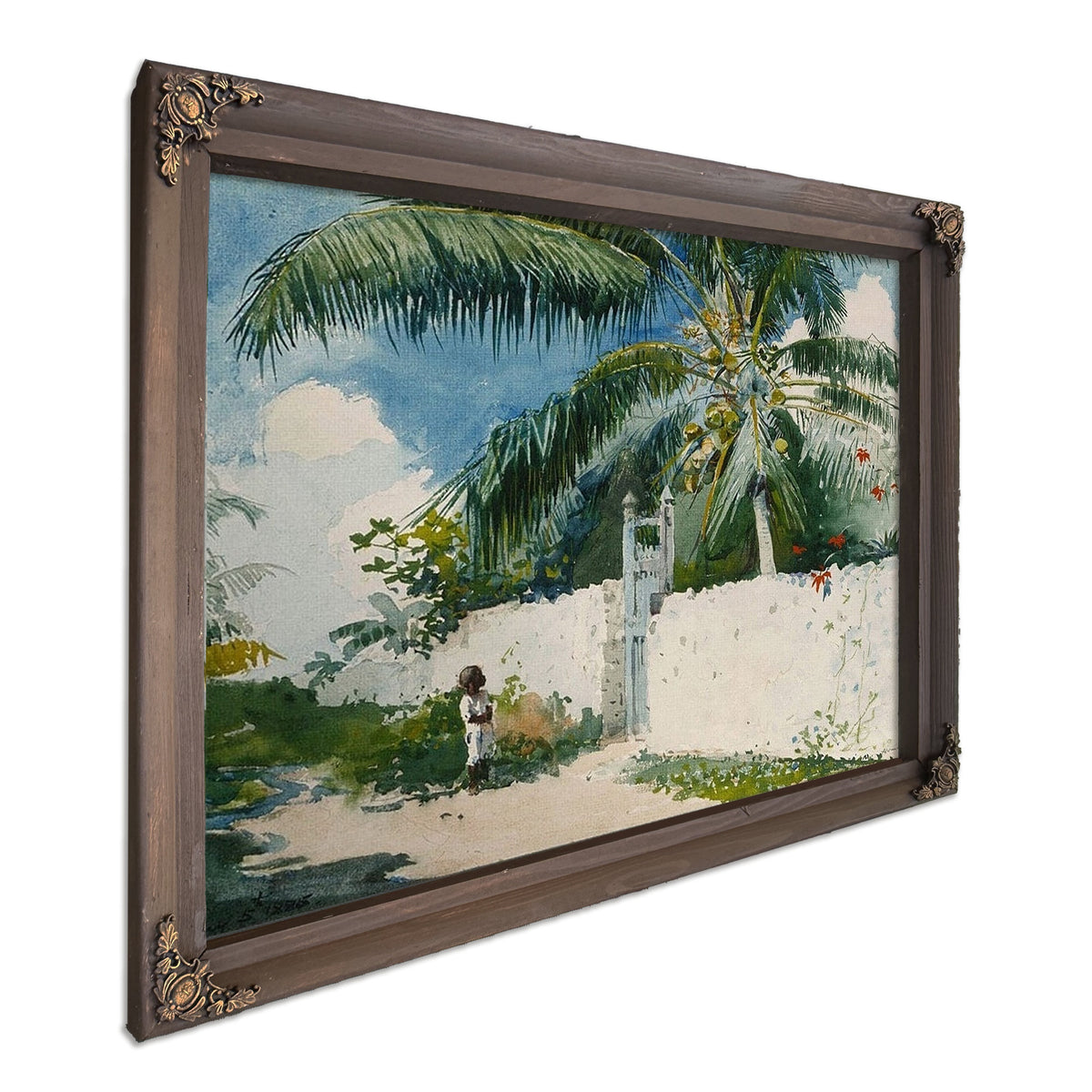 A Garden In Nassau By Winslow Homer