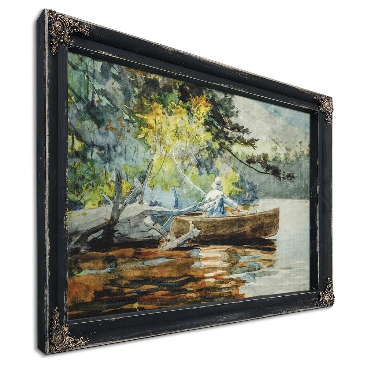 A Good One, Adirondacks By Winslow Homer
